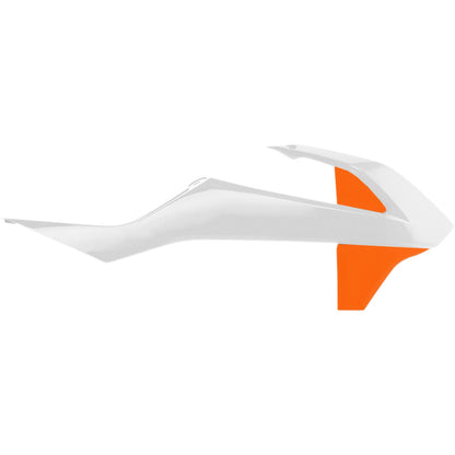 Acerbis Radiator Shroud White/Orange 2685965412_320262