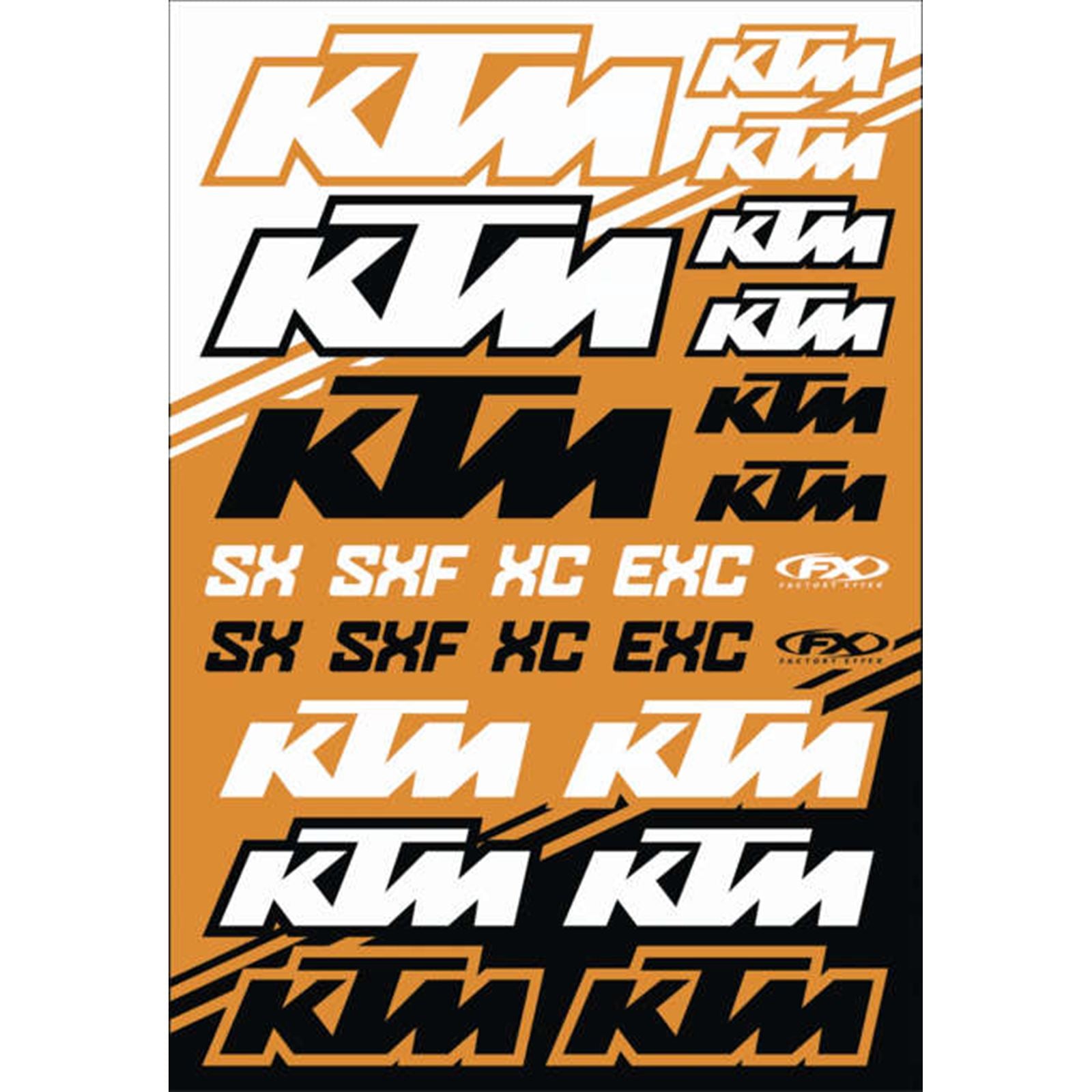 Factory Effex Decal Kit for KTM SX 22-68530_138008