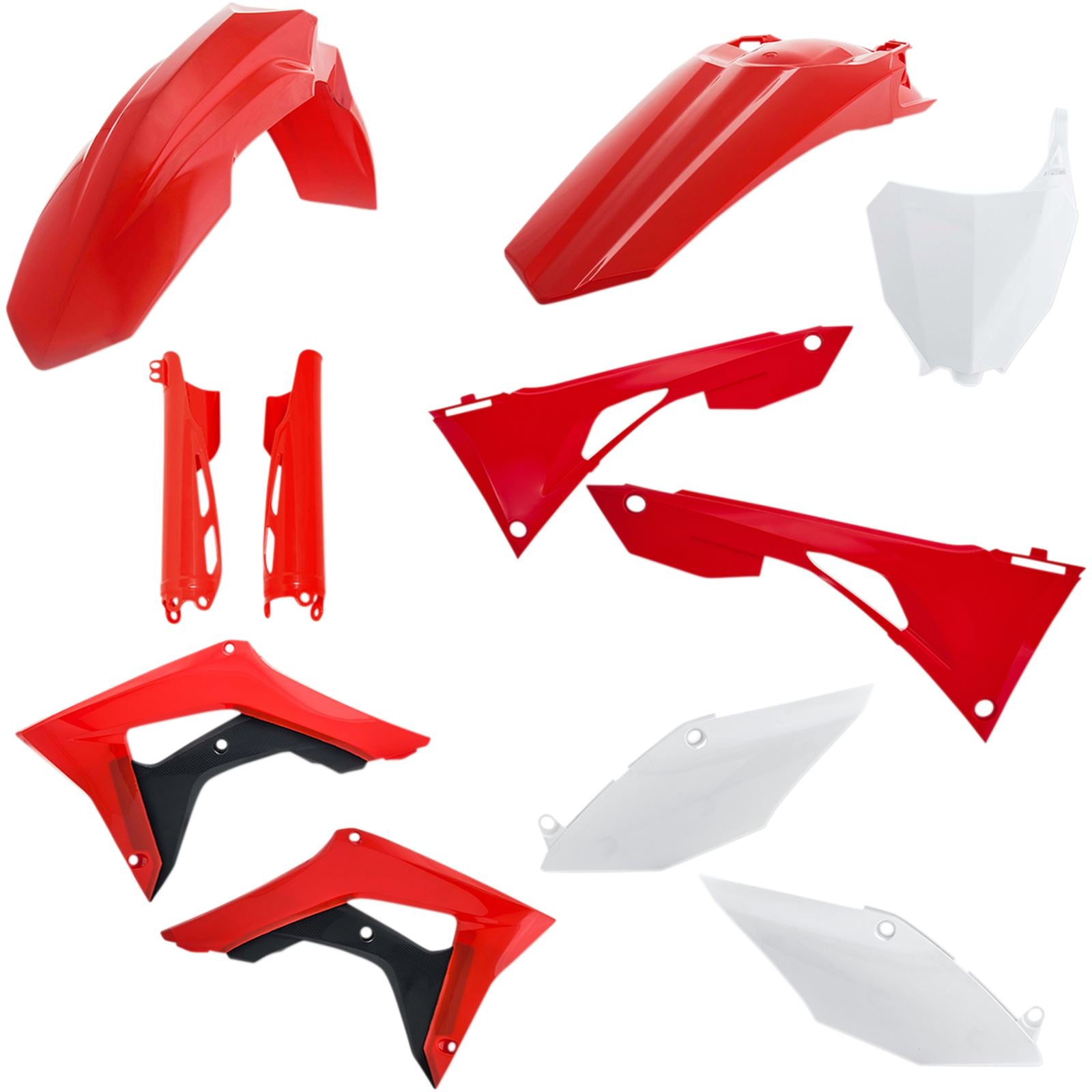 Acerbis Full Plastic Kit - Original - Red/White 2736256345_321784