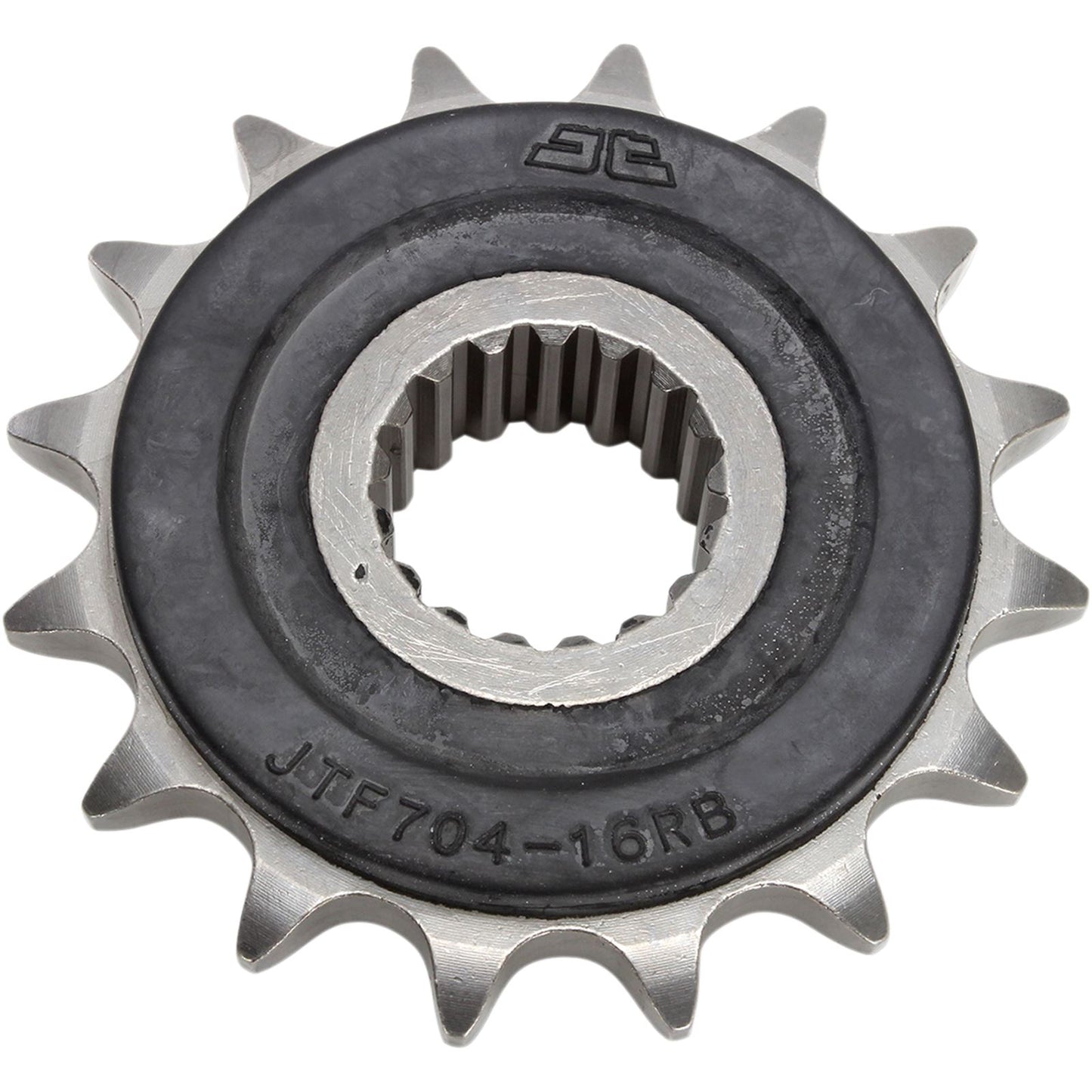 JT Sprockets Front Sprocket 16-Tooth with OE Rubber Damper JTF704.16RB_401821