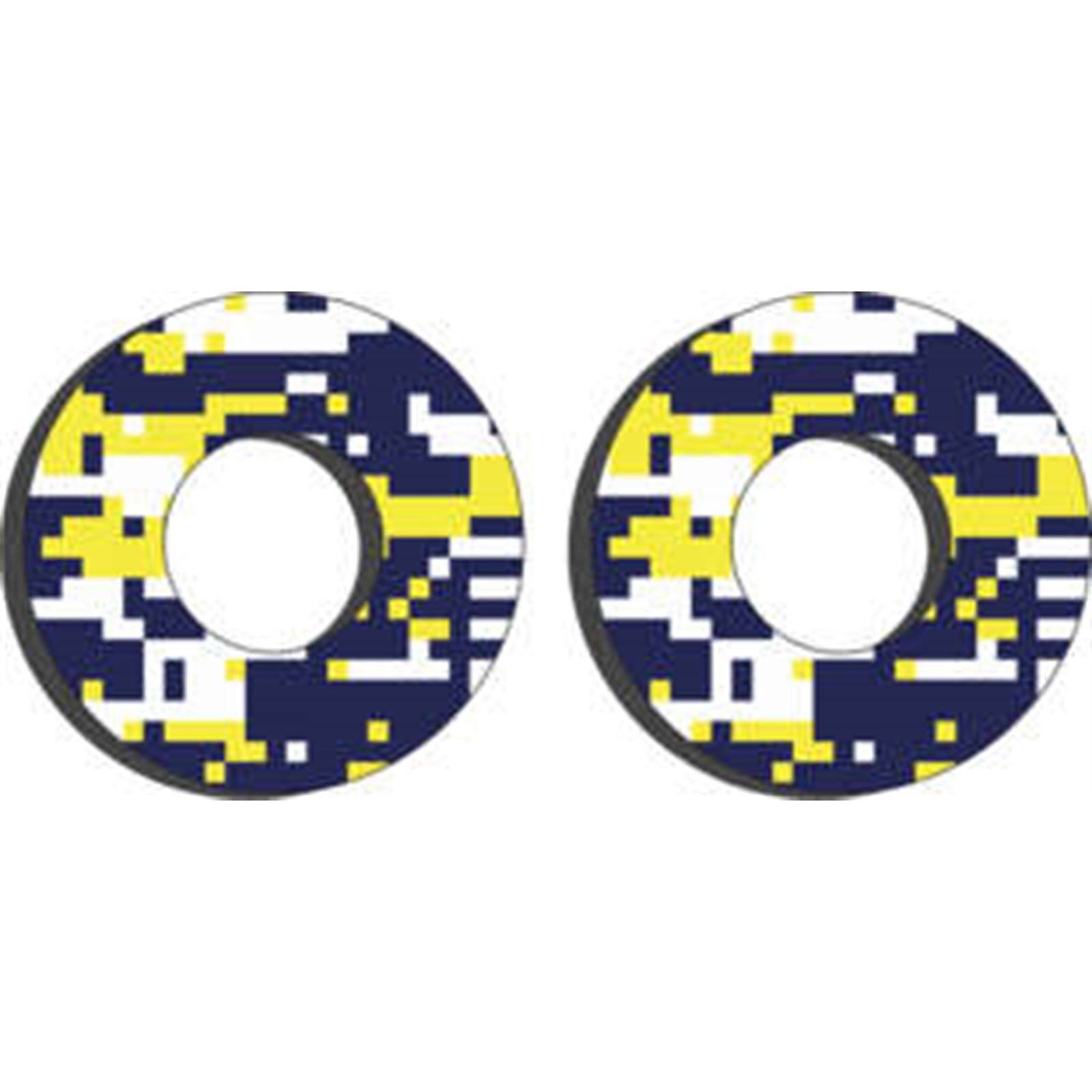 Factory Effex Moto Grip Donuts - Husqvarna - Blue/Yellow 22-67600_138109