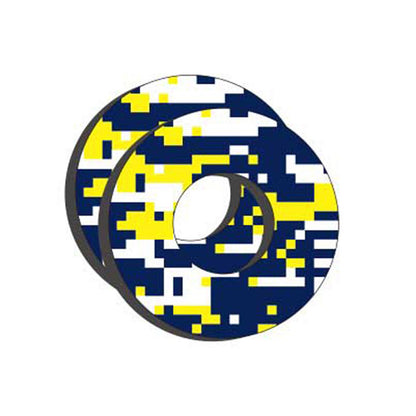 Factory Effex Moto Grip Donuts - Husqvarna - Blue/Yellow 22-67600_564371