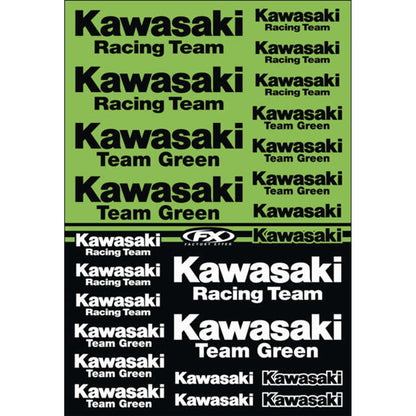 Factory Effex Decal Kit Fits Kawasaki Racing 22-68132_138151