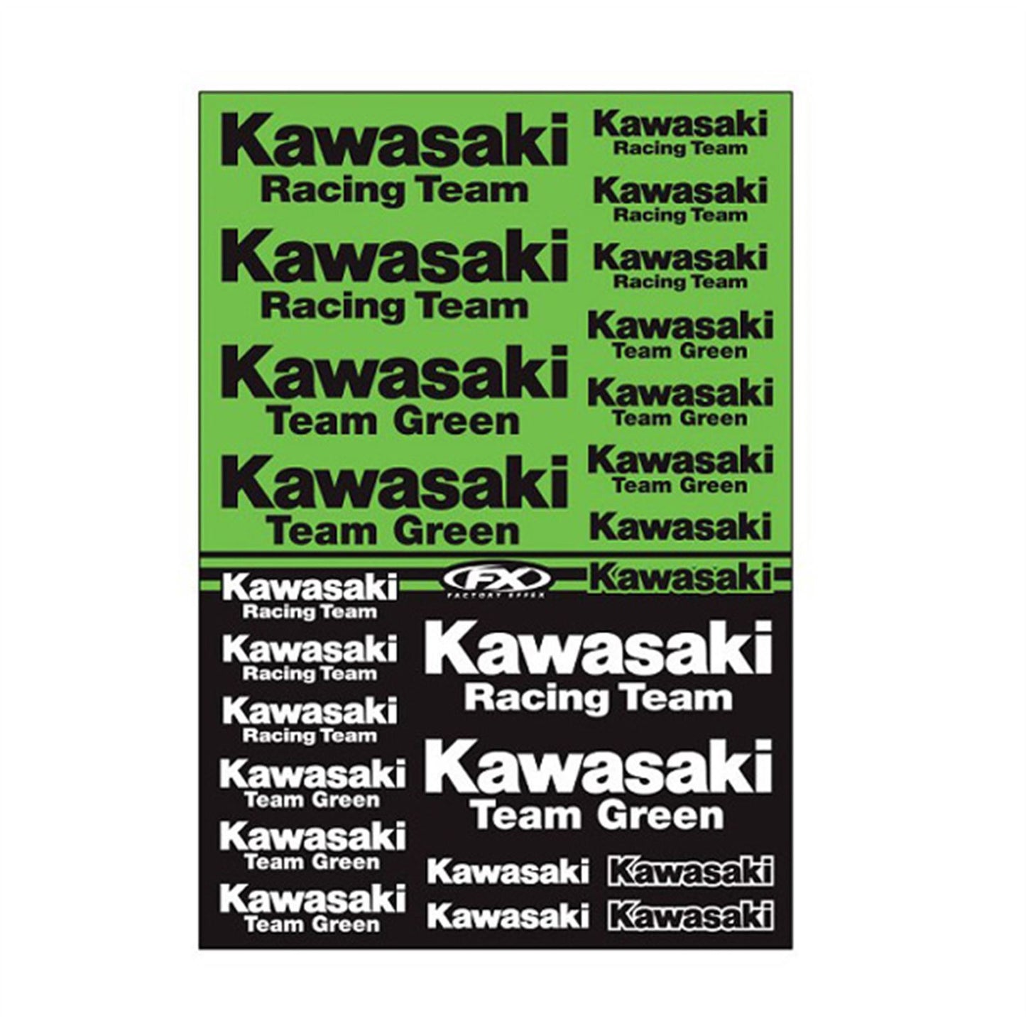 Factory Effex Decal Kit Fits Kawasaki Racing 22-68132_564372