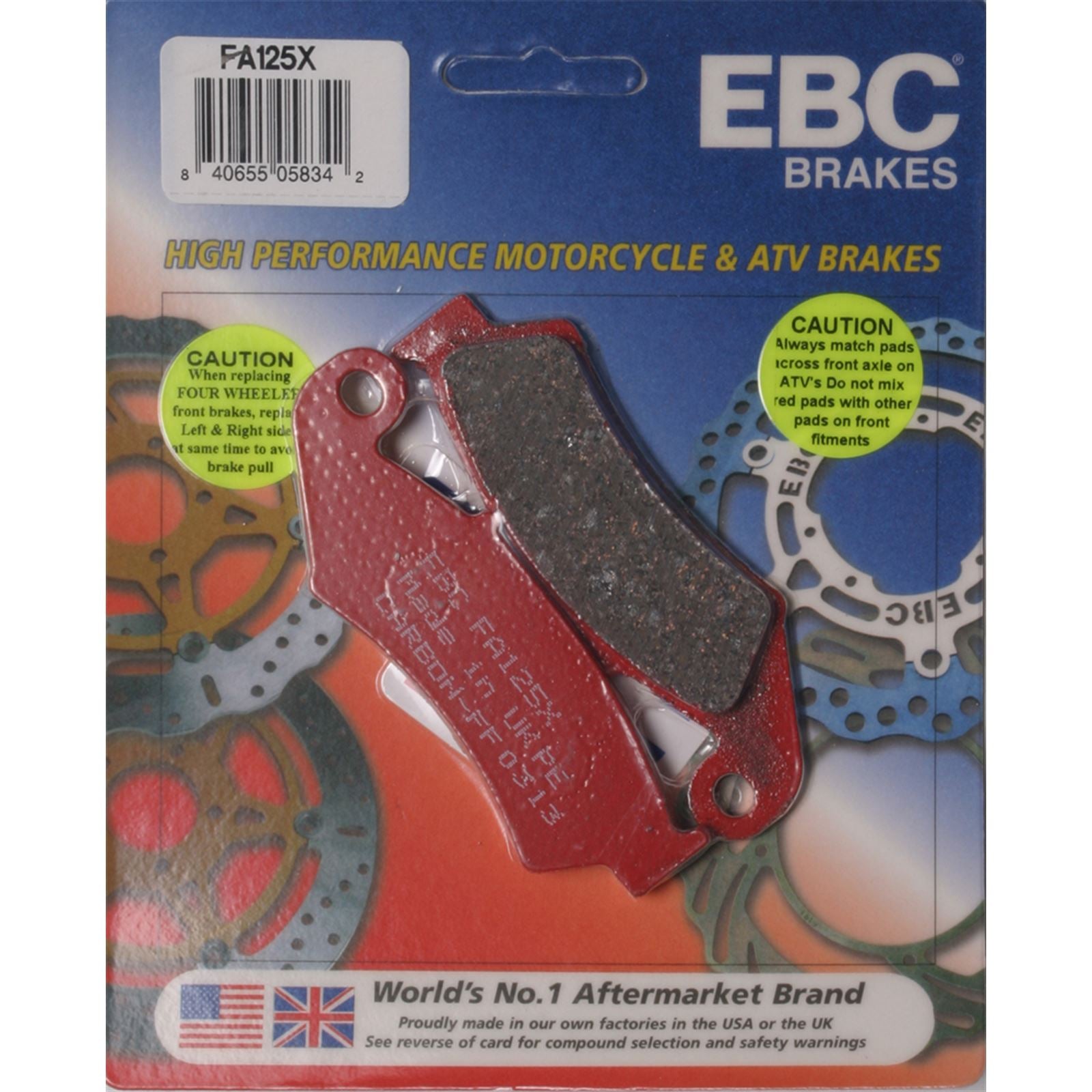 EBC Brakes Brake Pads FA125X_138153