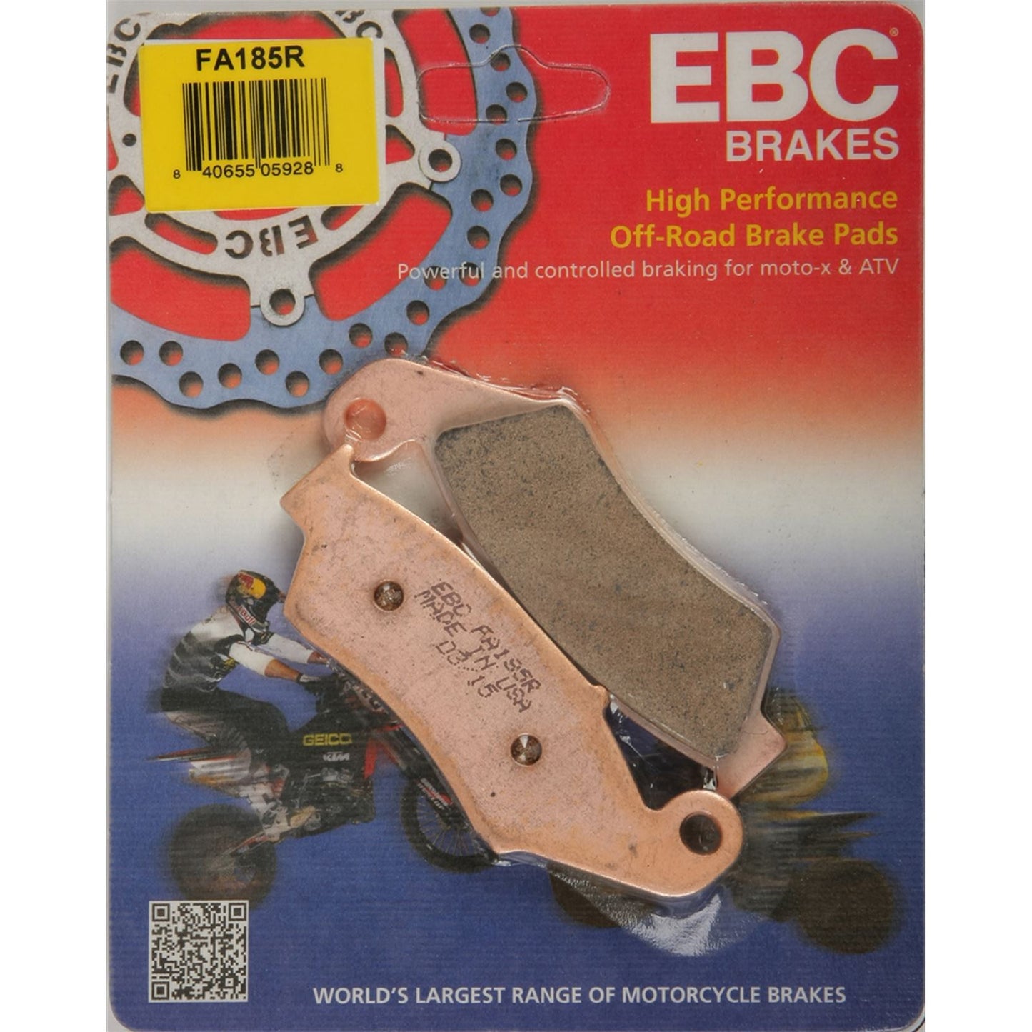 EBC Brakes Brake Pads FA185R_138183