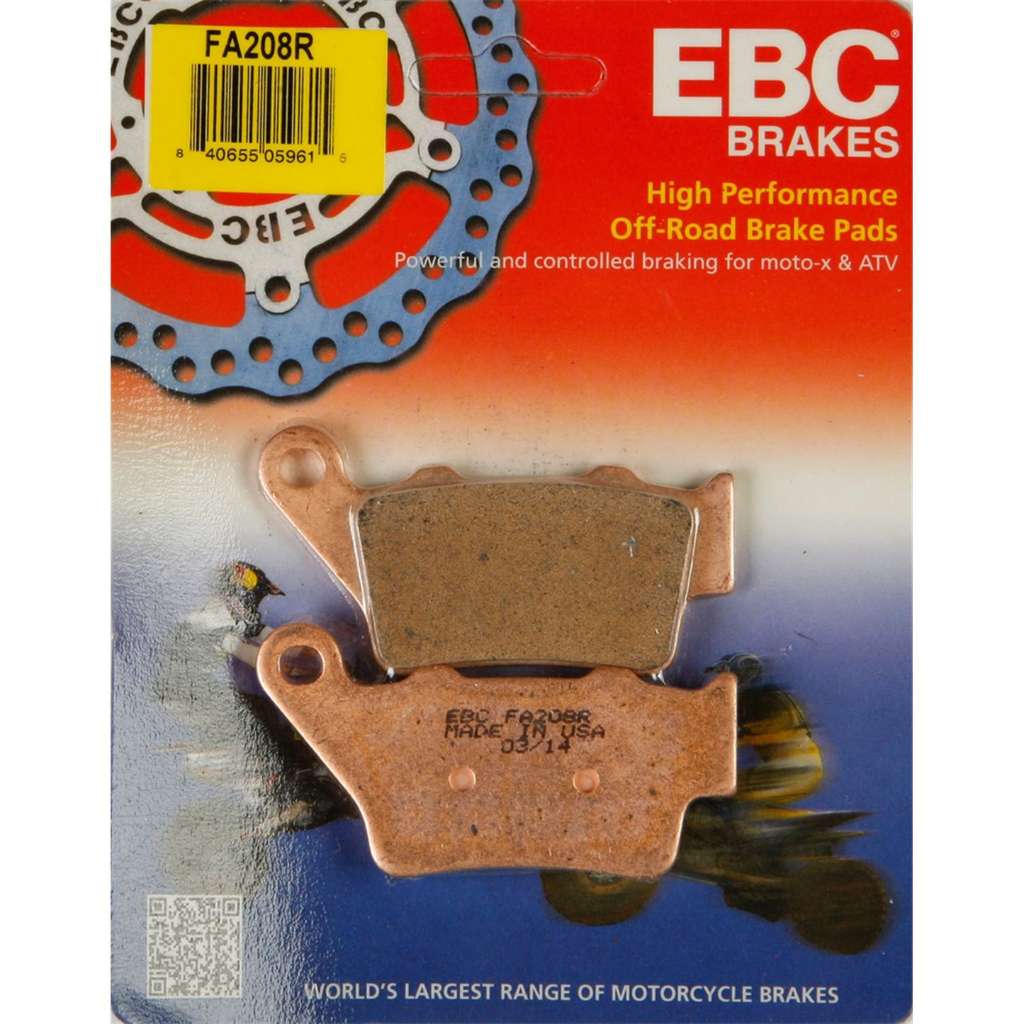EBC Brakes Brake Pads FA208R_138192