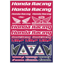 Factory Effex Sticker Sheet for Honda Racing 22-68332_138196