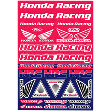 Factory Effex Sticker Sheet for Honda Racing 22-68332_384889