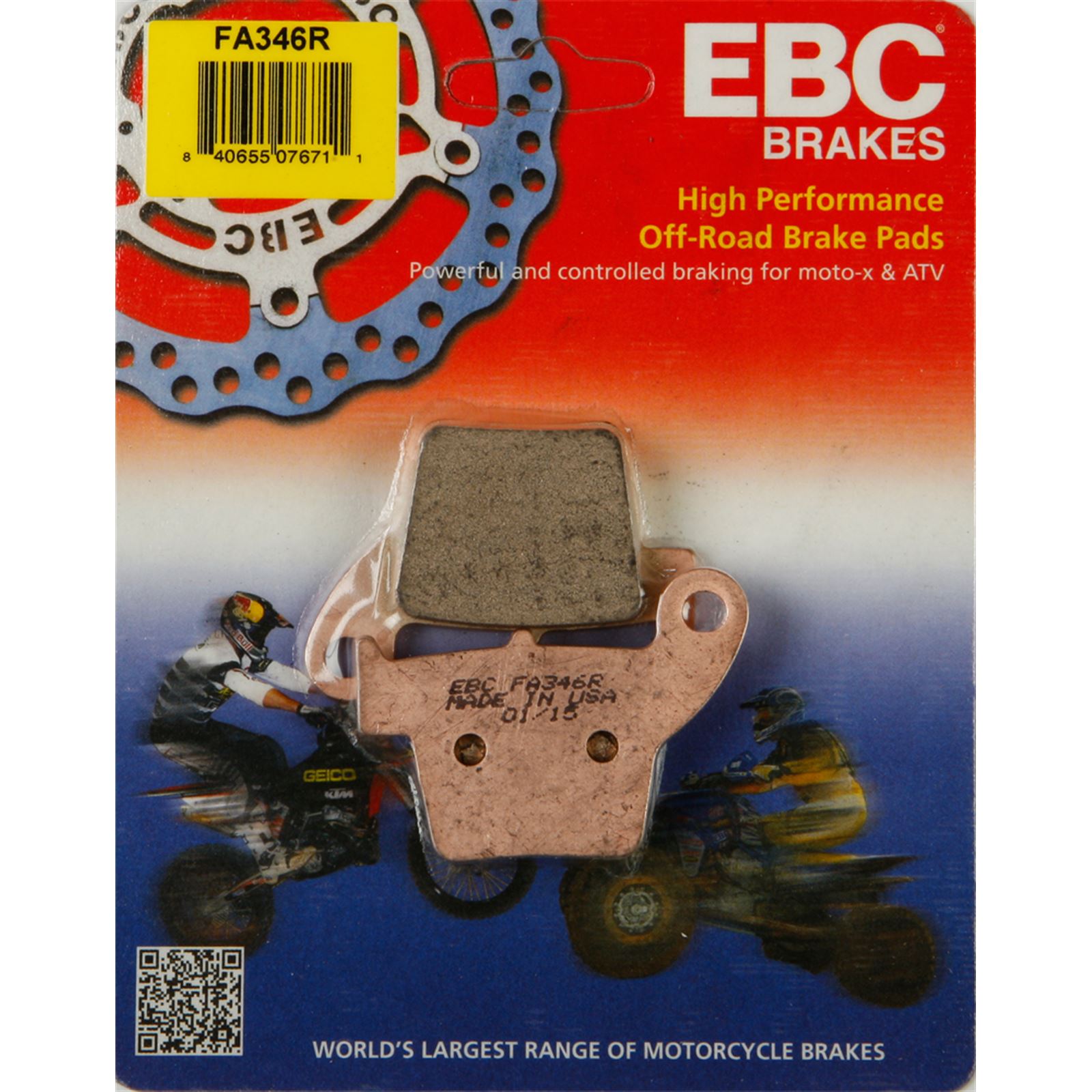 EBC Brakes Brake Pads FA346R_138202