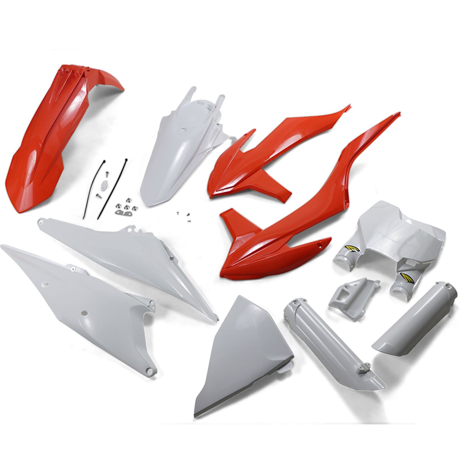 Cycra Body Kit - Powerflow - Red/White [MPN: 1CYC-9326-02]_1041524