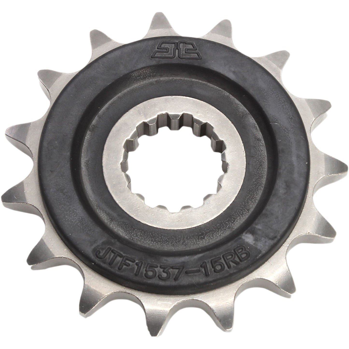 JT Sprockets Front Sprocket 15-Tooth with OE Rubber Damper JTF1537.15RB_401780