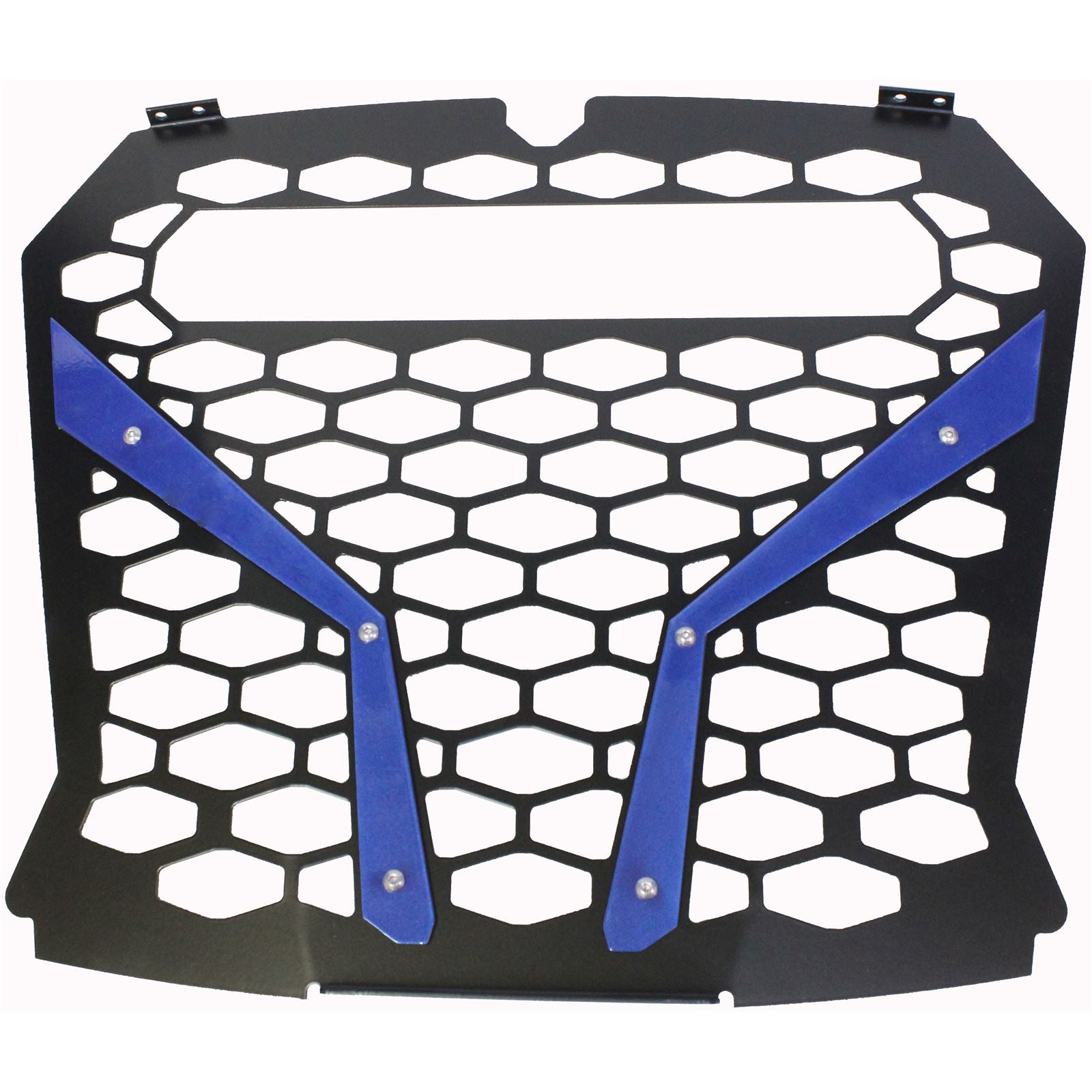 Modquad Front Grill Blue for Polaris RZR S without 10" Light [MPN: RZR-FGL-XP1KS-BL]_138258