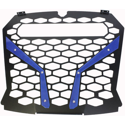 Modquad Front Grill Blue for Polaris RZR S without 10" Light [MPN: RZR-FGL-XP1KS-BL]_138258