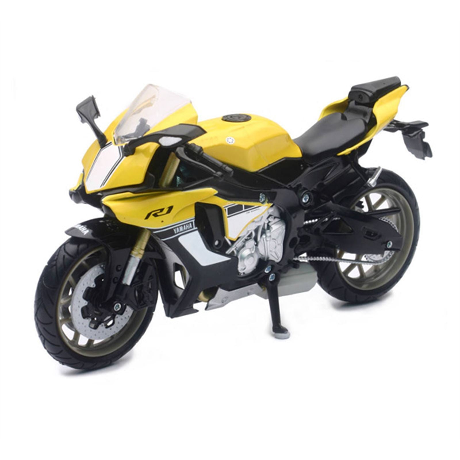 New-Ray Toys Replica 1:12 Super Sport Bike 2016 Yamaha YZF-R1 - Yellow 57803B_564409