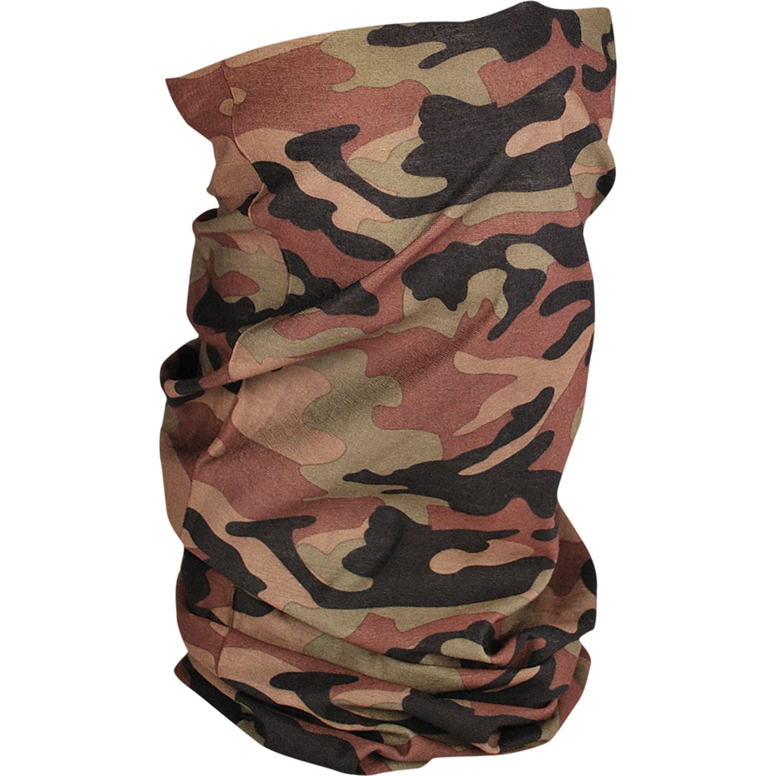 Zan Motley Tube Fleece Lined - Woodland Camo/Lime Hi-Vis TF118HV_139253