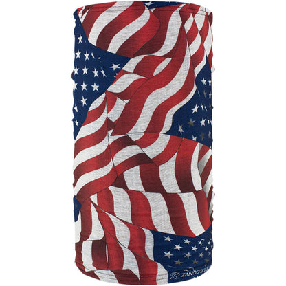 Zan Motley Tube Fleece Lined - Wavy USA Flag TF265_501814
