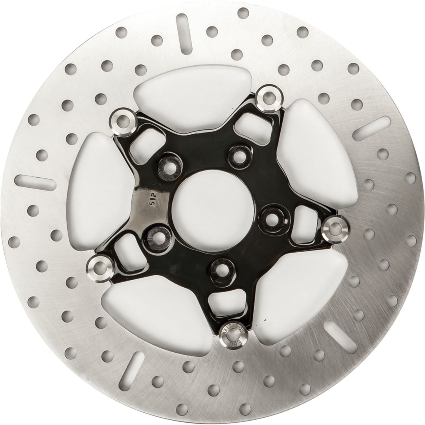 EBC Brakes Floating Brake Rotor Chrome with Black  Center FSD010BLK_139296