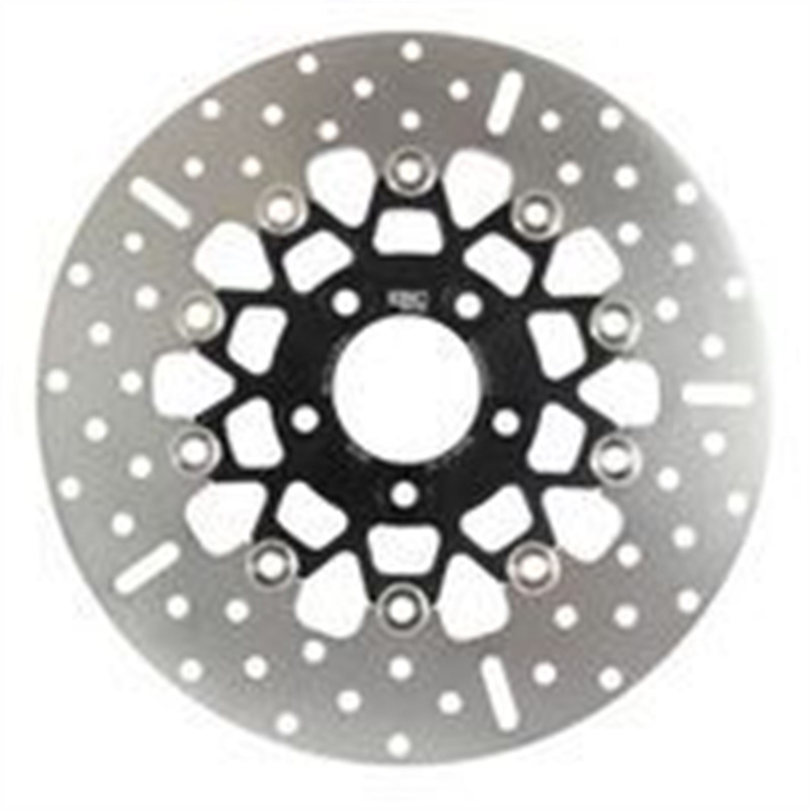 EBC Brakes Floating Brake Rotor Chrome with Black  Center RSD019BLK_139346