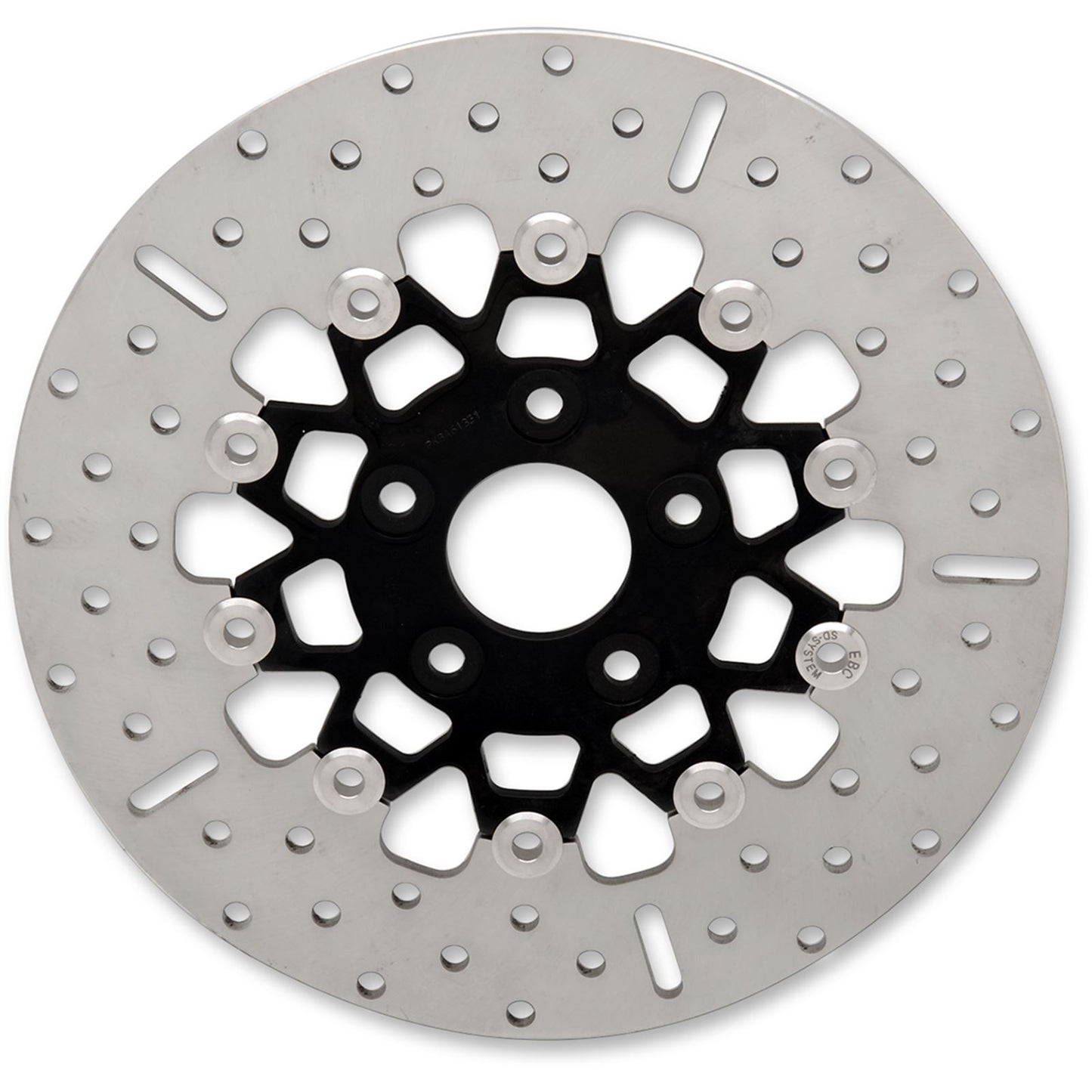 EBC Brakes Floating Brake Rotor Chrome with Black  Center RSD019BLK_378507