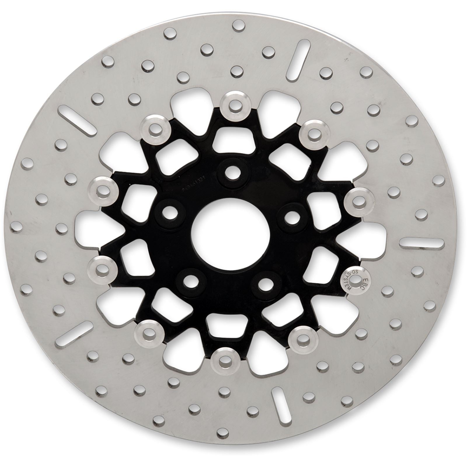 EBC Brakes Floating Brake Rotor Chrome with Black  Center RSD019BLK_378507