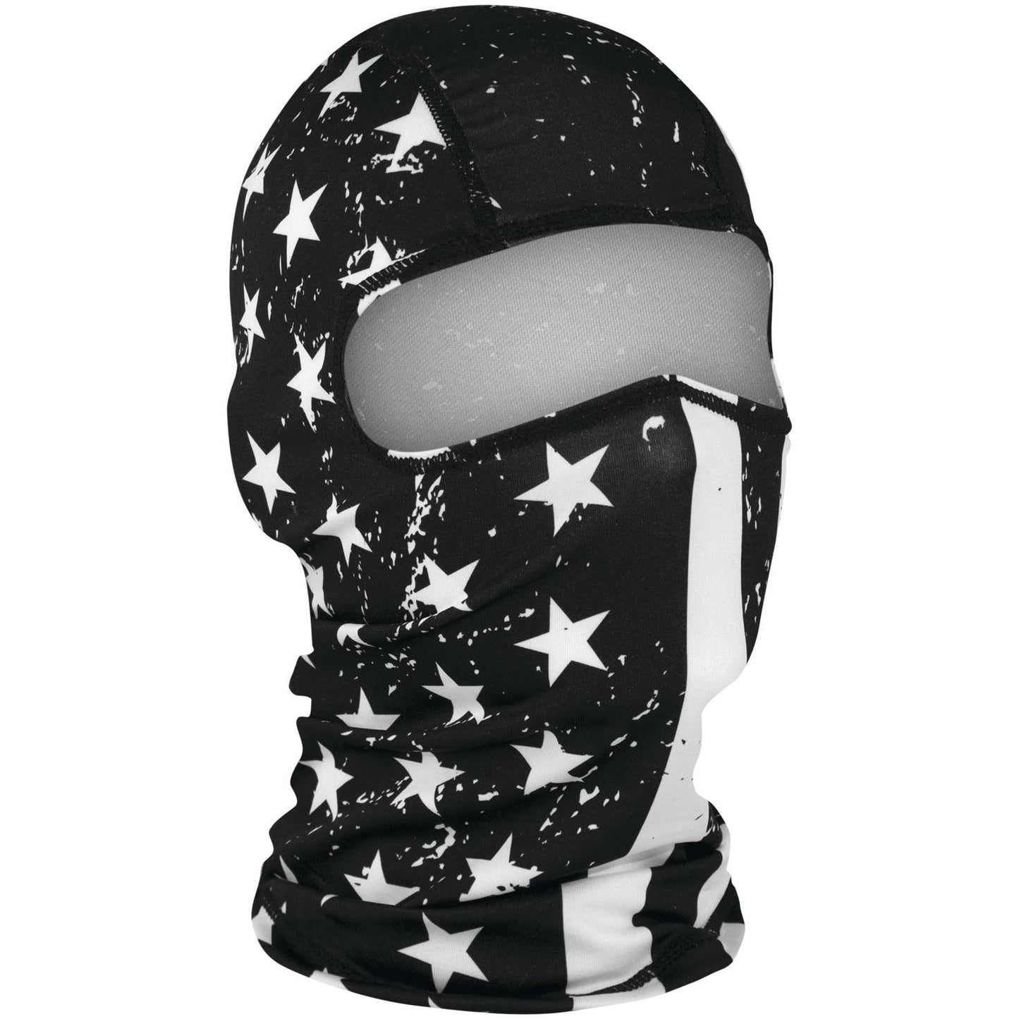 Zan Balaclava Polyester Black White USA Flag WBP091_139430
