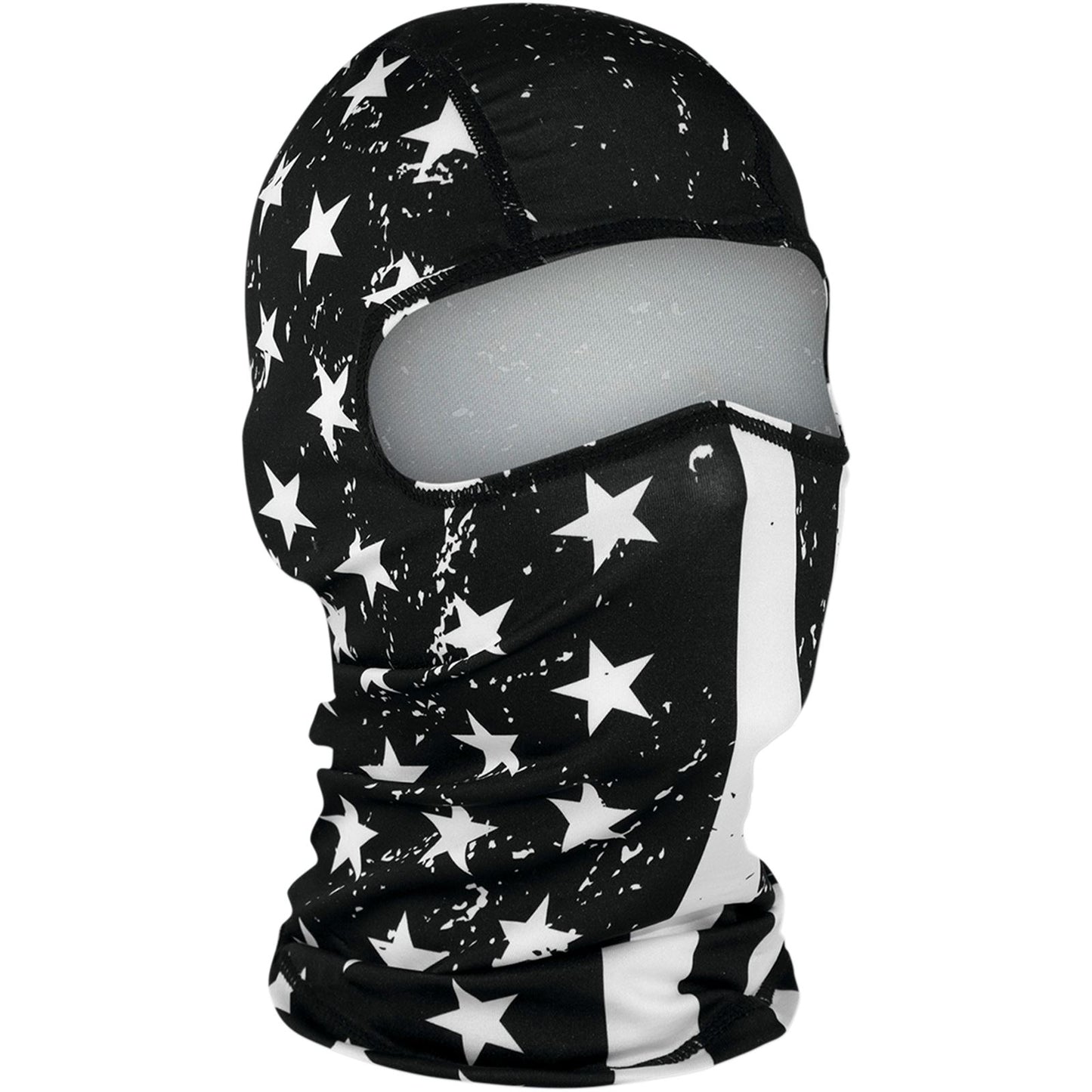 Zan Balaclava Polyester Black White USA Flag WBP091_501889
