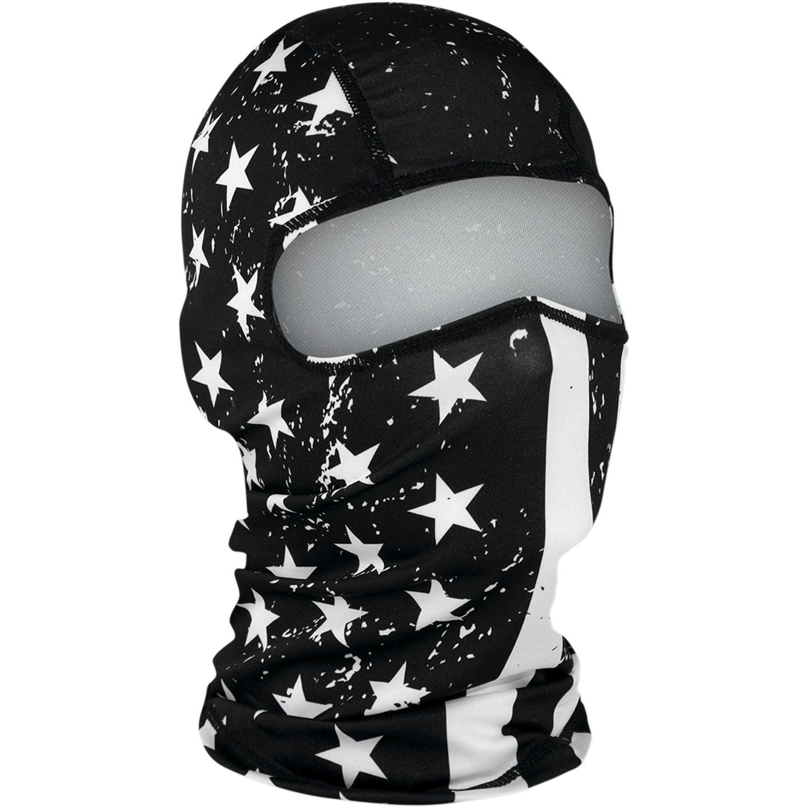 Zan Balaclava Polyester Black White USA Flag WBP091_501889