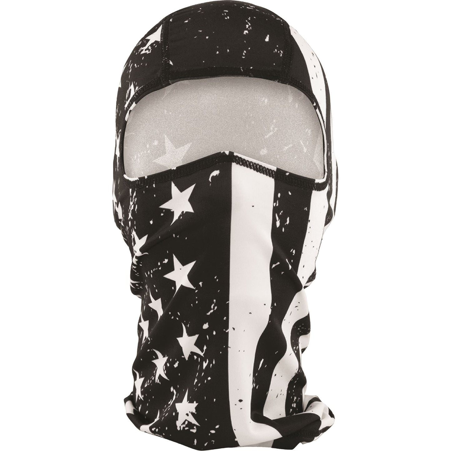 Zan Balaclava Polyester Black White USA Flag WBP091_139431