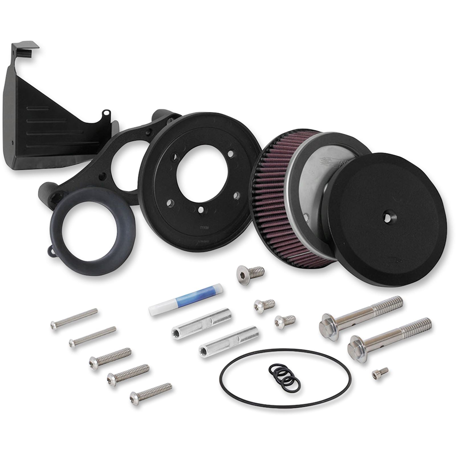 K&N Filters Street Metal Intake Hammer Black Finish [MPN: RK-3954B]_402563
