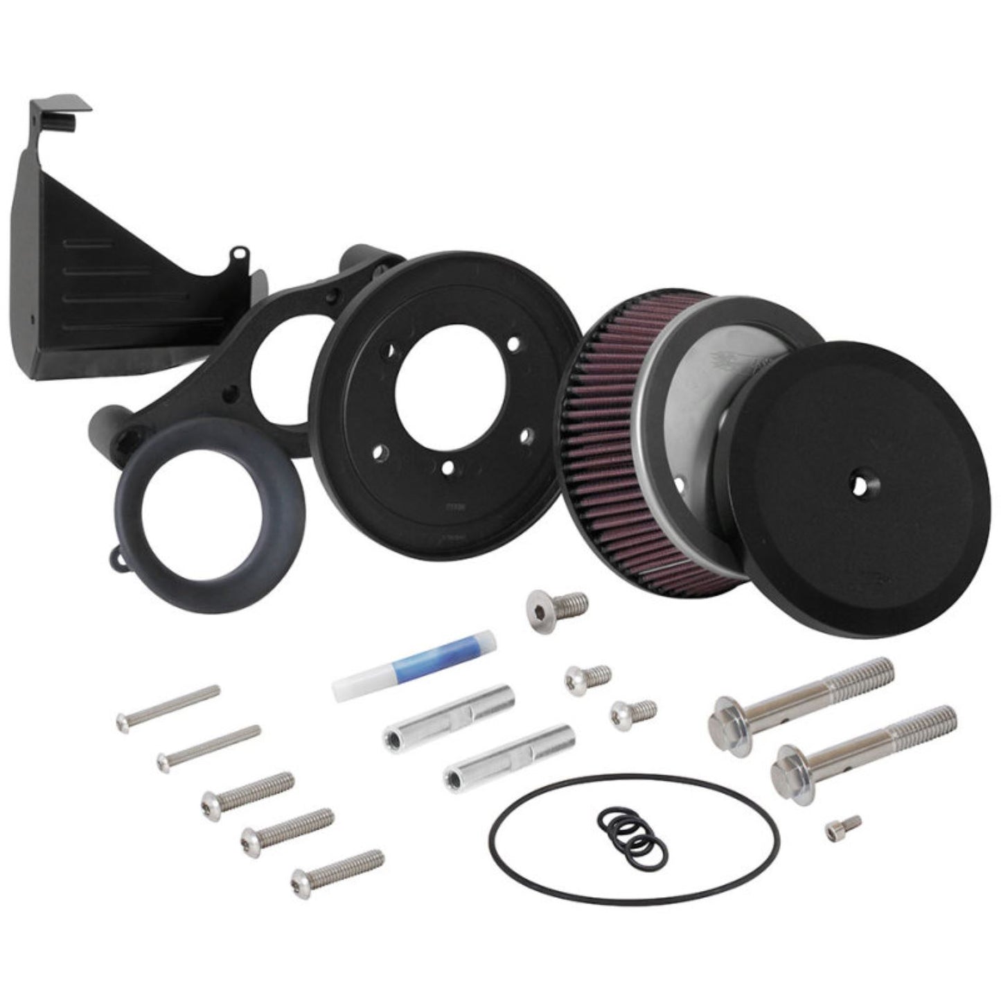 K&N Filters Street Metal Intake Hammer Black Finish [MPN: RK-3954B]_1749650