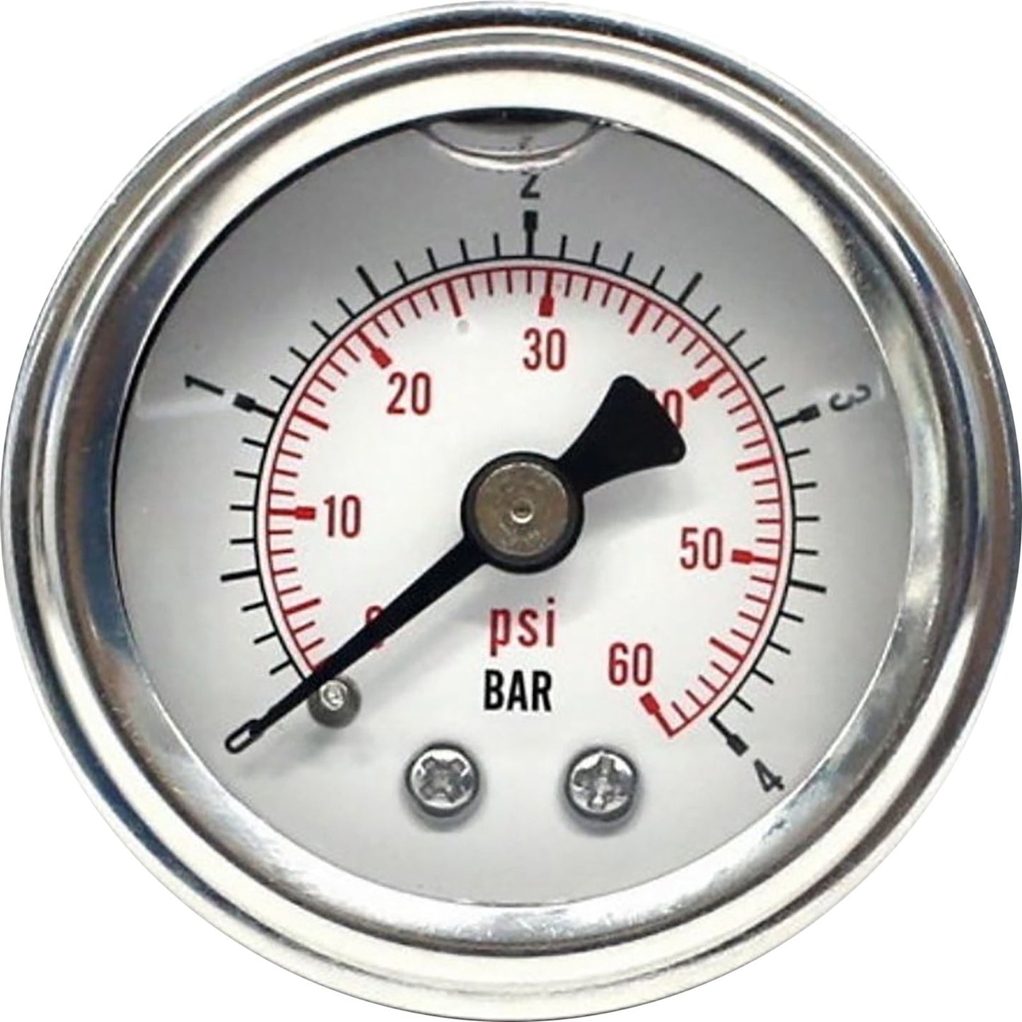 Harddrive Oil Pressure Gauge 60PSI White 169702_140307