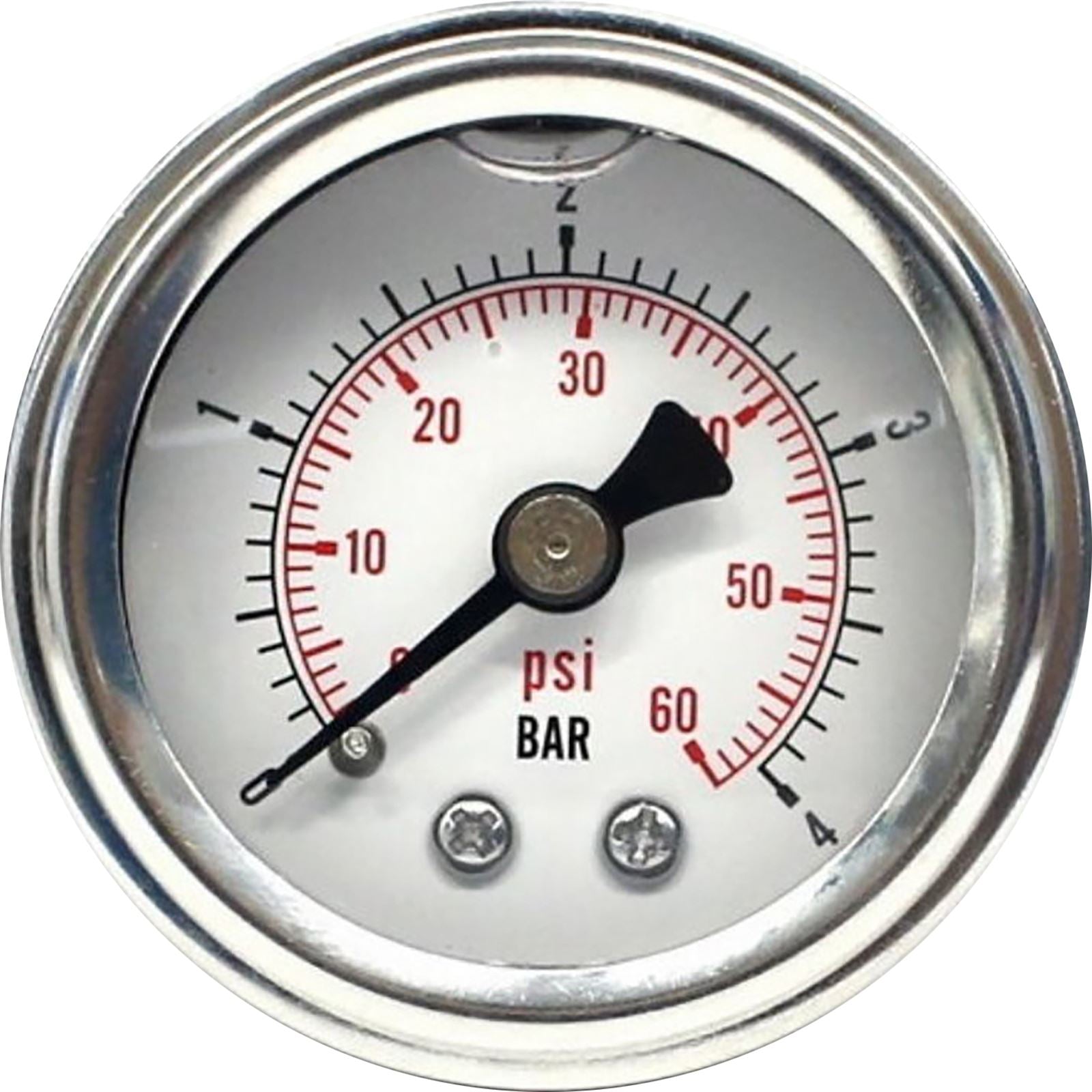Harddrive Oil Pressure Gauge 60PSI White 169702_140307