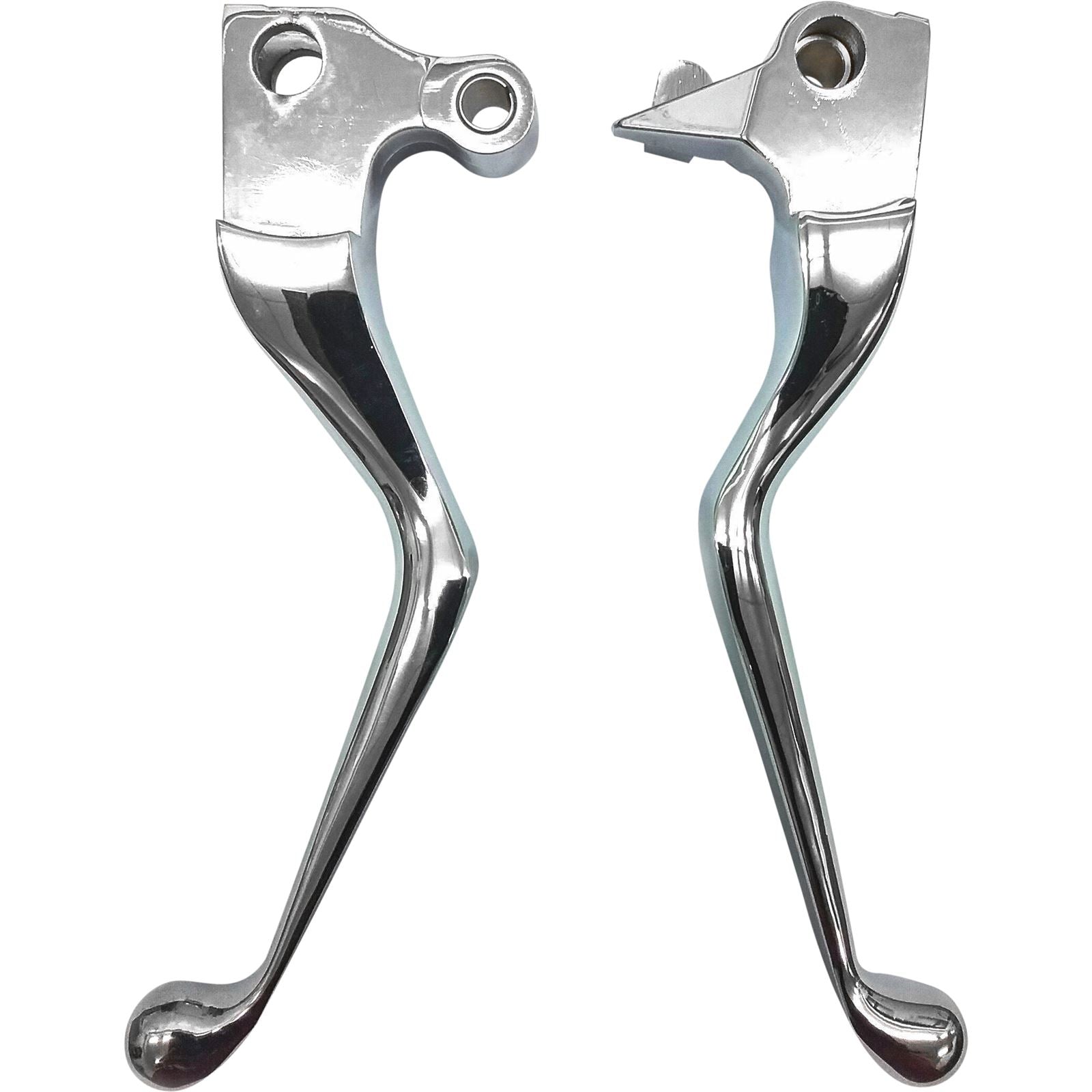 Harddrive Smooth Lever Set Chrome  [MPN: 053830]_140308
