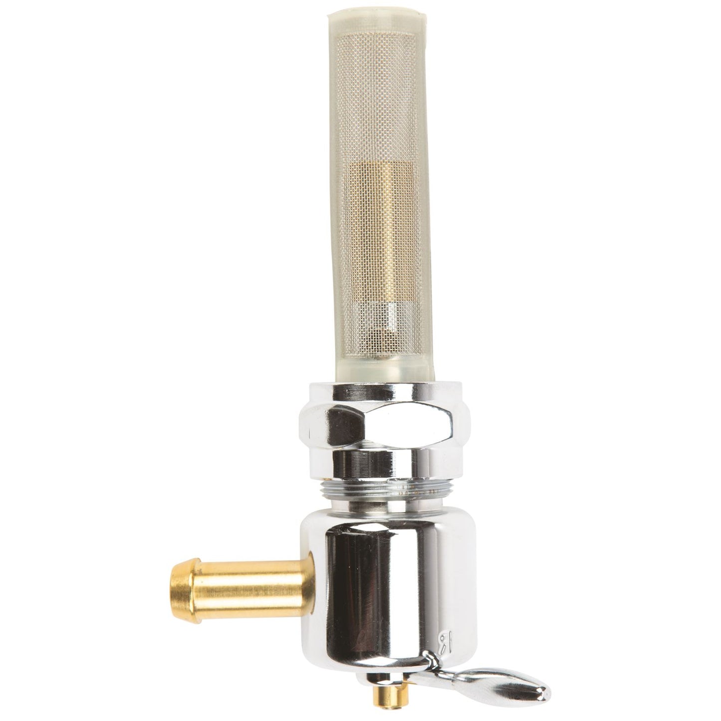 Harddrive Chrome  Round Petcock 22mm Bung [MPN: 022600]_140313