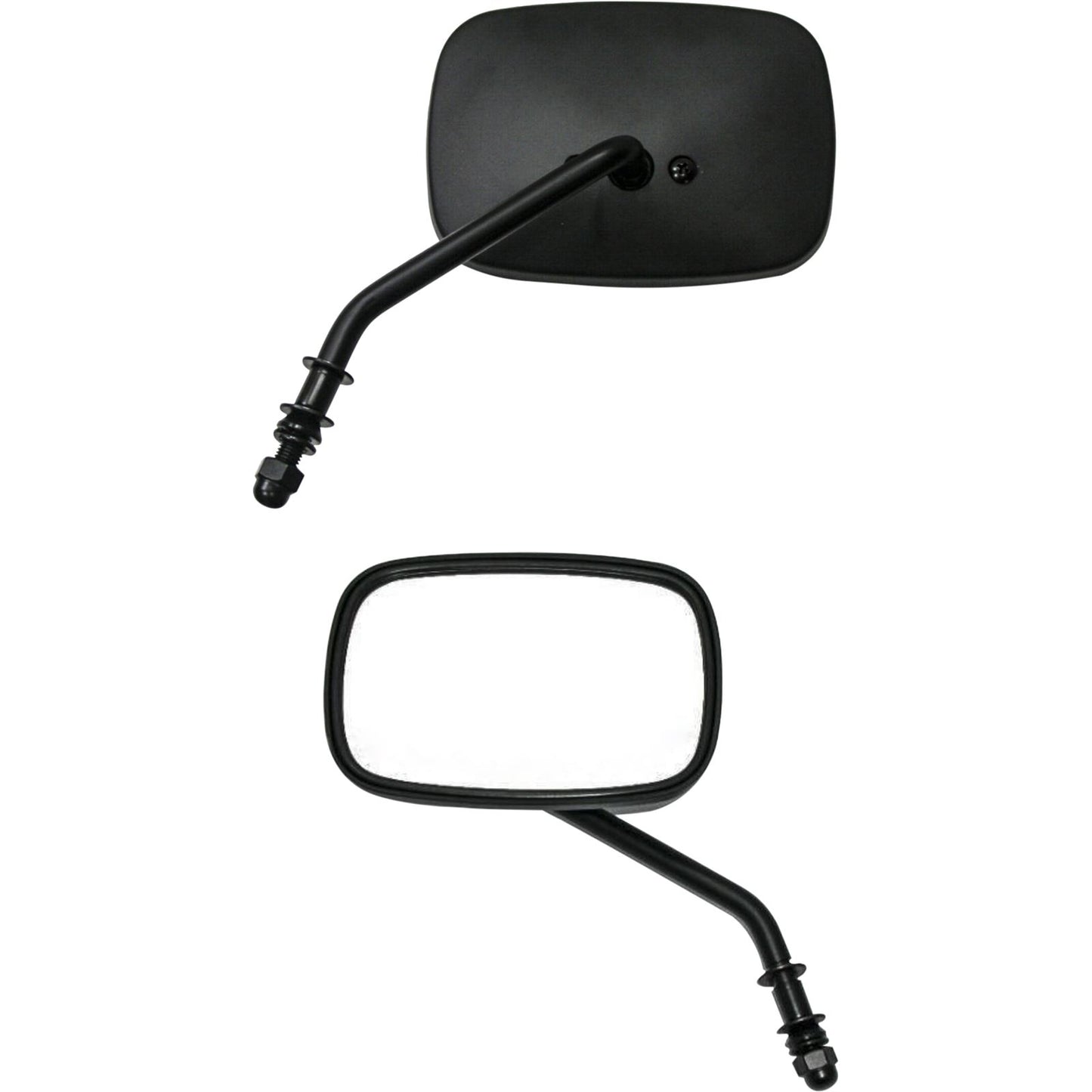 Harddrive Mirror Style Short Stem Matte Black - Left 270531_140322