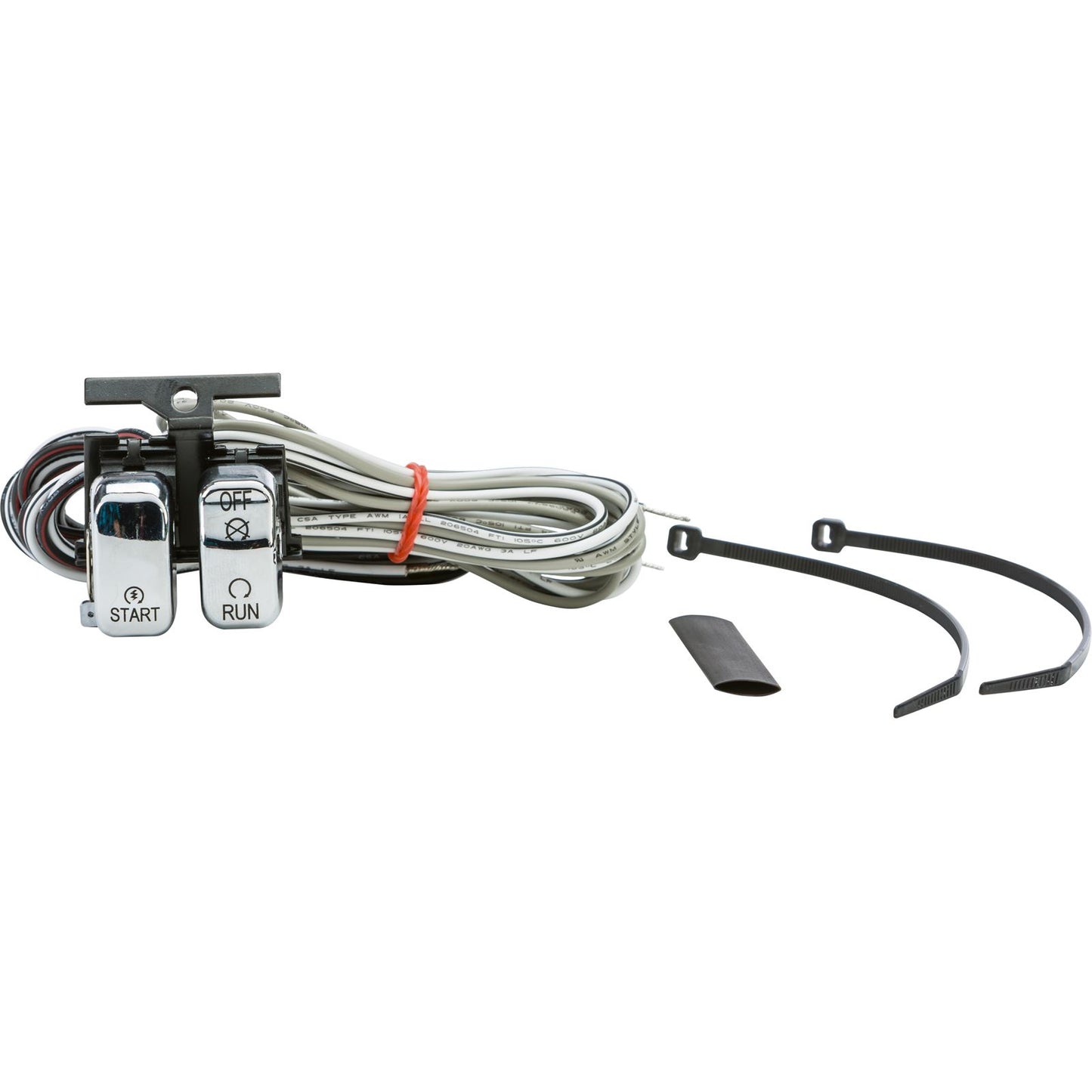 Harddrive Handlebar Switch Chrome Black Letters Off/Start Replaces OEM 71589-96 371009_140619