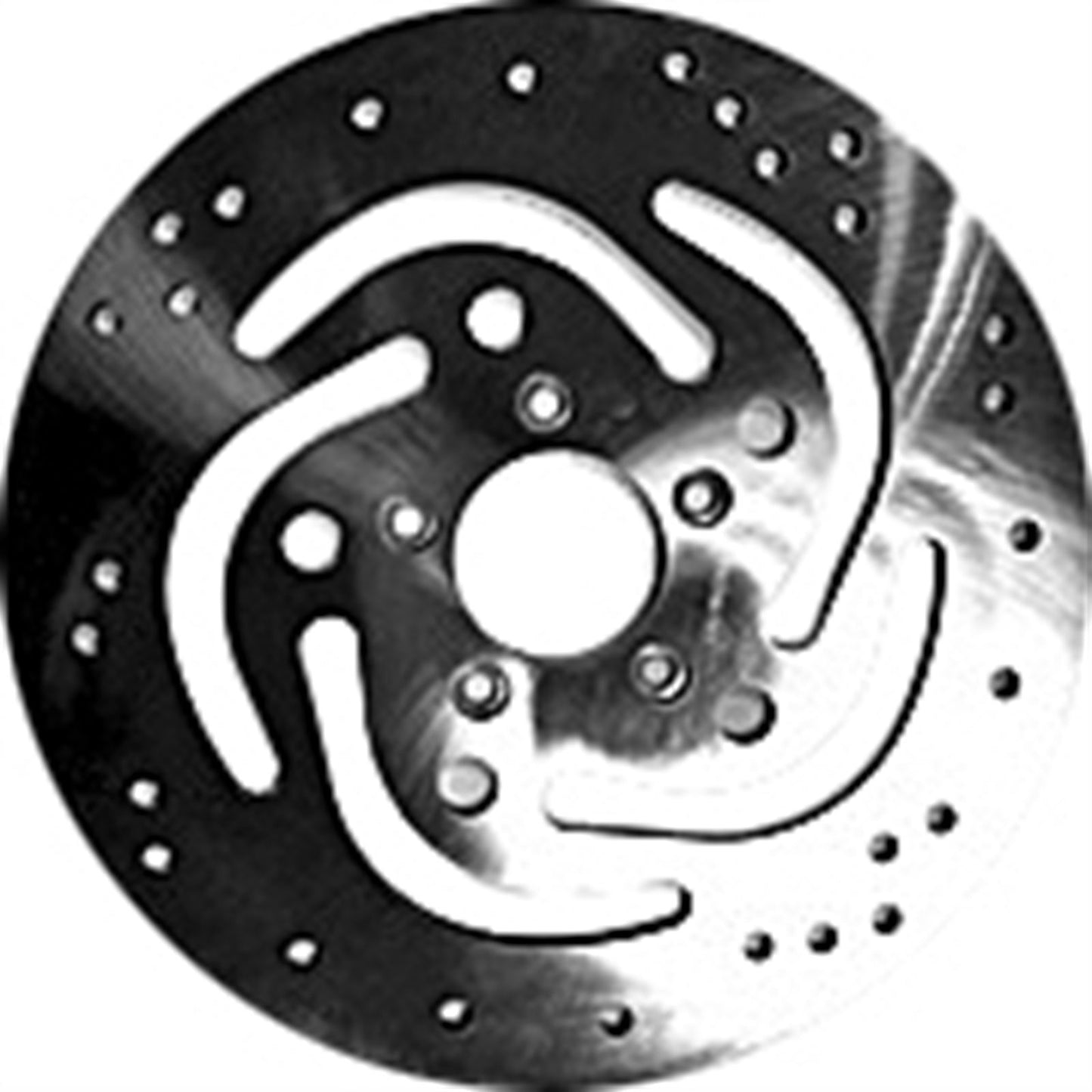 Harddrive Drilled Vented Rotor Front Left 144314_140989