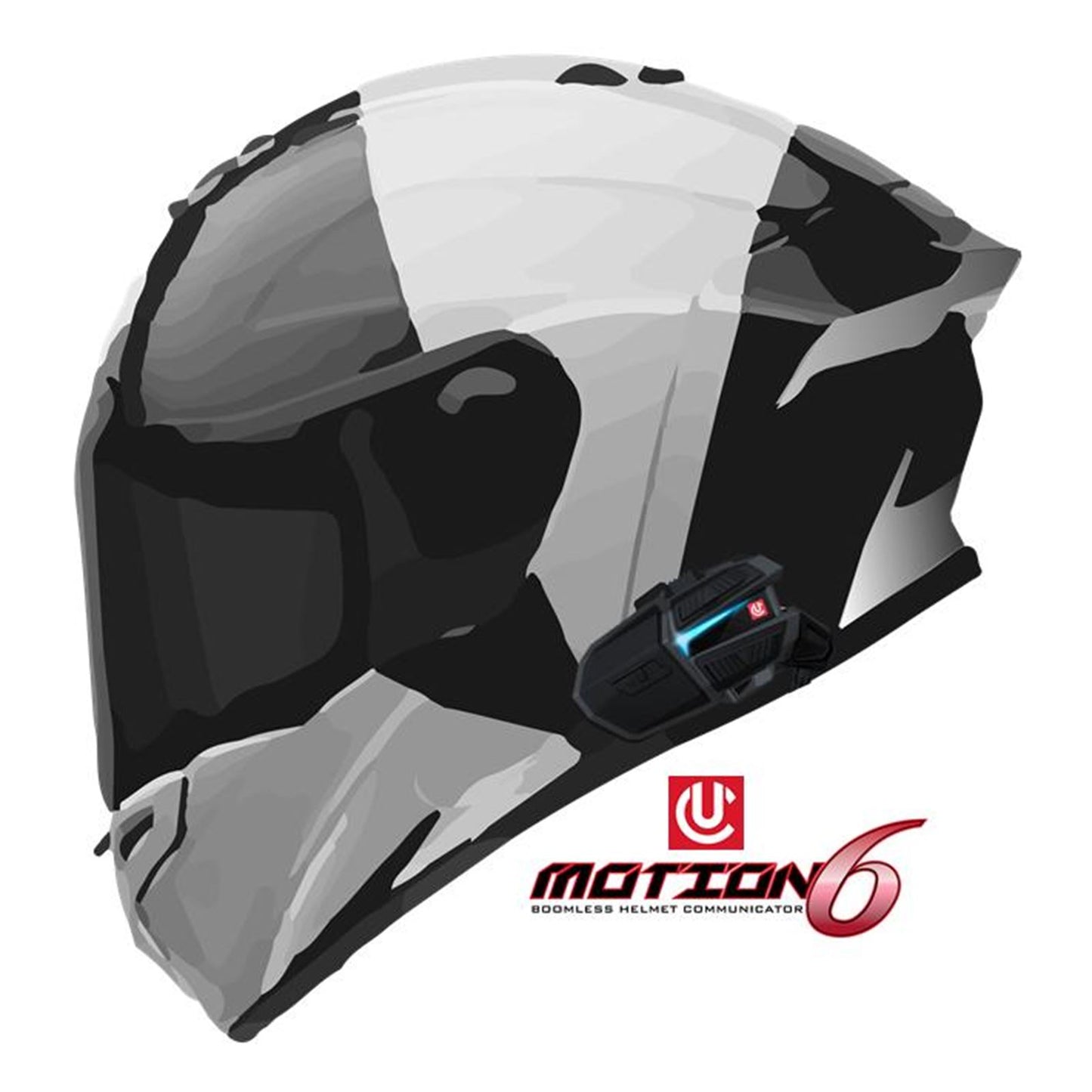 UCLEAR Motion 6 Bluetooth Helmet Audio System Dual Kit 180509_1471245
