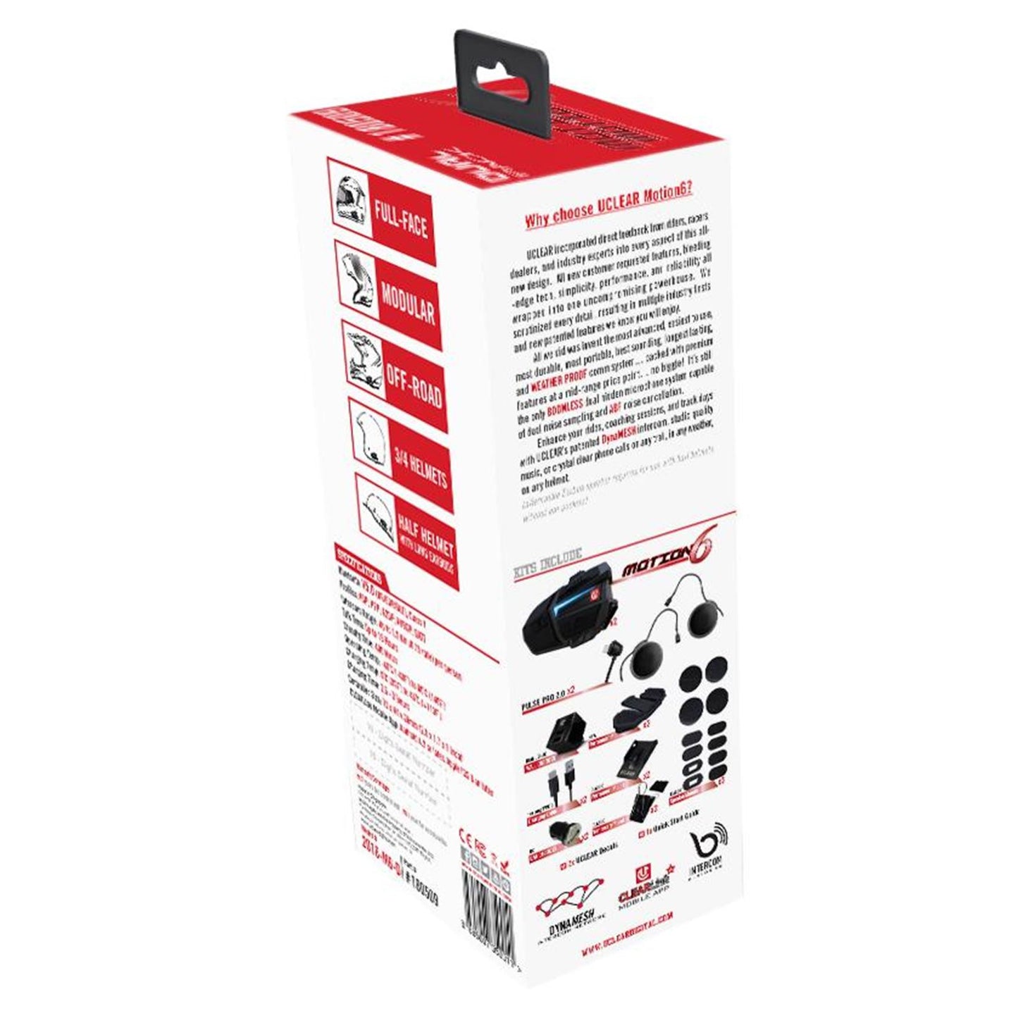UCLEAR Motion 6 Bluetooth Helmet Audio System Dual Kit 180509_1474876