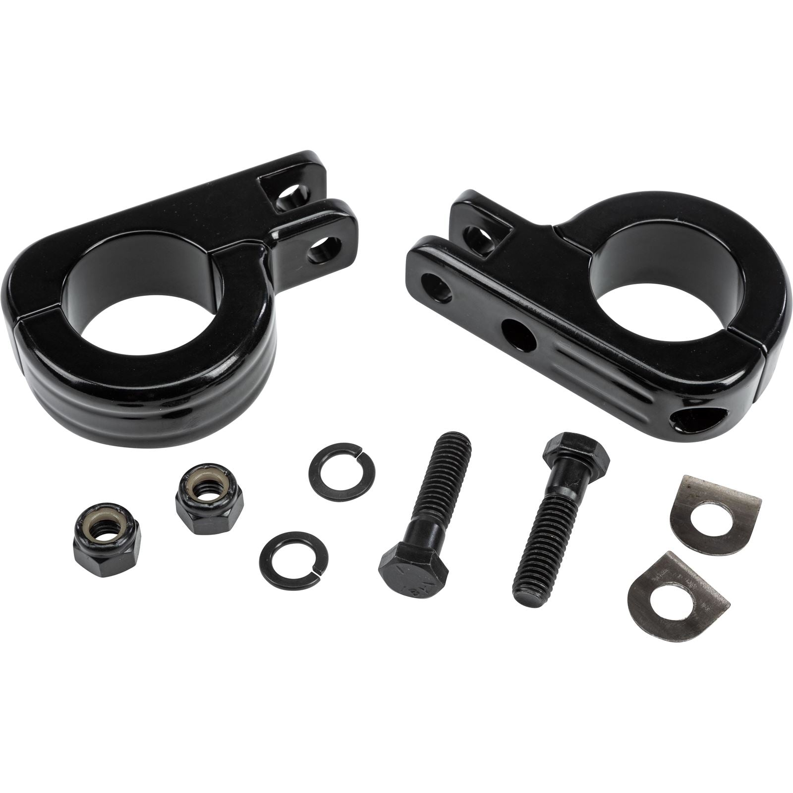 Harddrive Footpegs  Mount Clamps 1.5" Bar Black P77-6005GB_141520