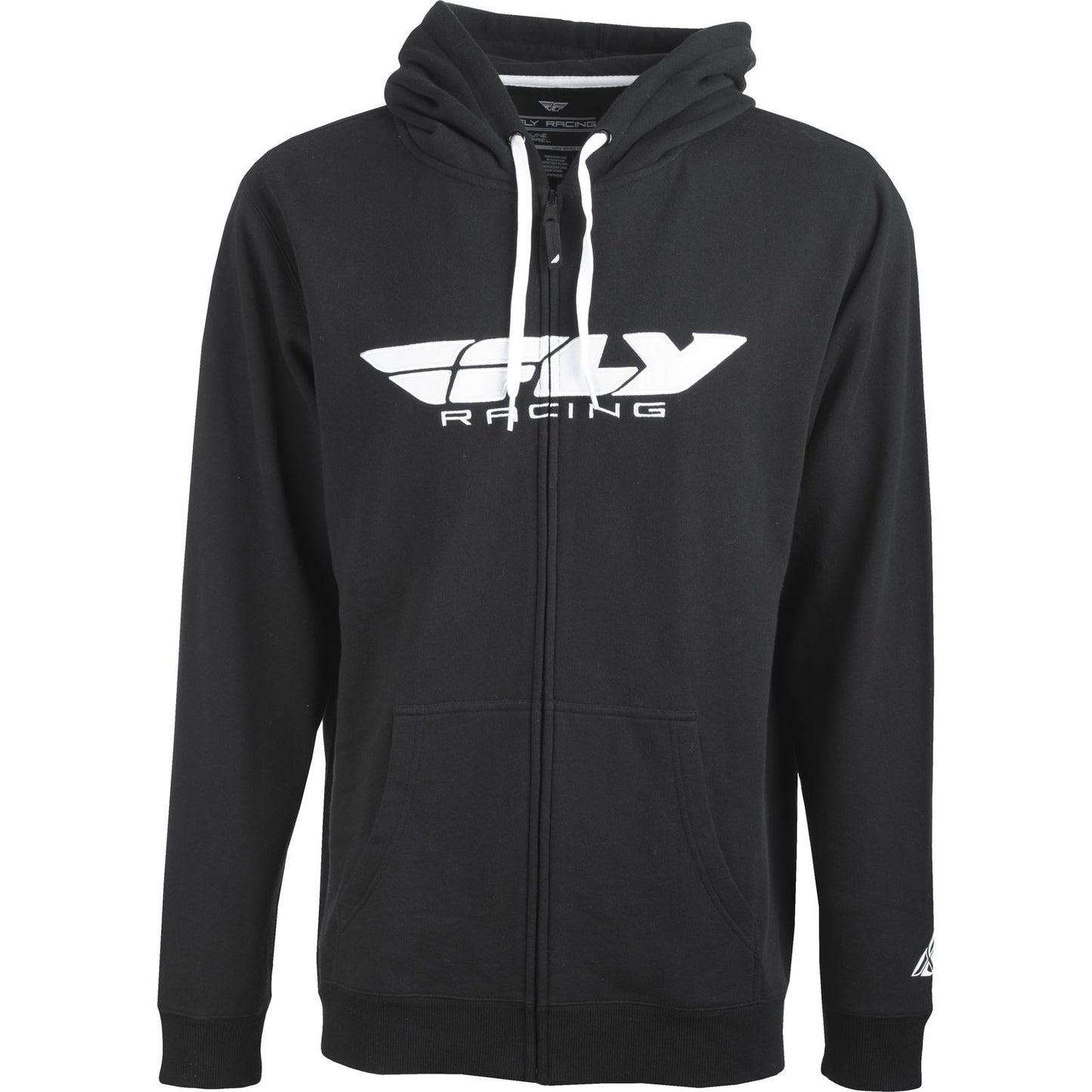 Fly Racing Fly Corporate Zip Up Hoodie Black 2X 354-01902X_142010