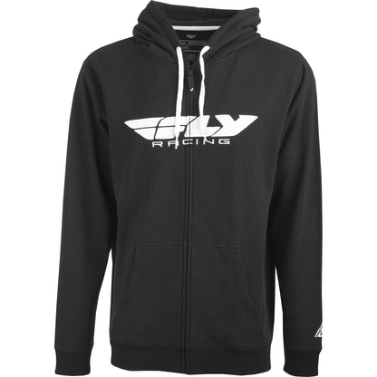 Fly Racing Fly Corporate Zip Up Hoodie Black Large  354-0190L_142016