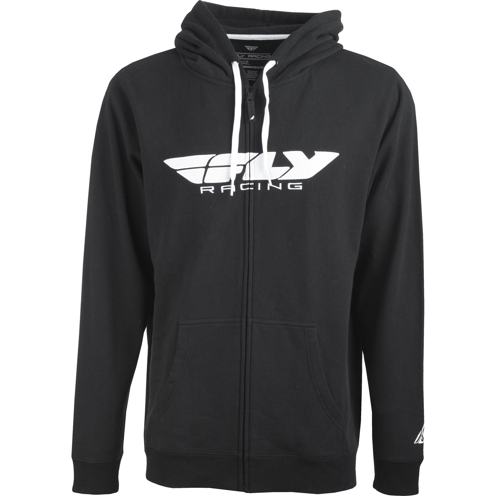 Fly Racing Fly Corporate Zip Up Hoodie Black - X-Large  354-0190X_142058