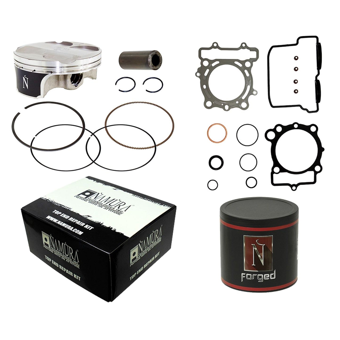 Namura Top End Repair Kit Forged Piston [MPN: FX-20033-BK]_538160