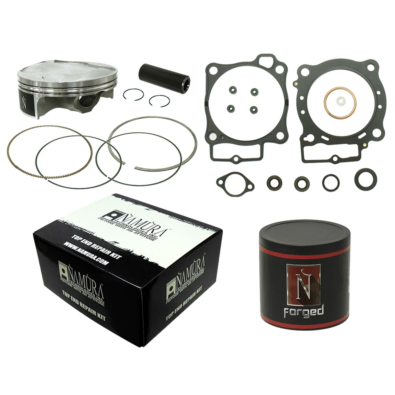 Namura Top End Repair Kit Forged Piston [MPN: FX-10049-BK]_538164