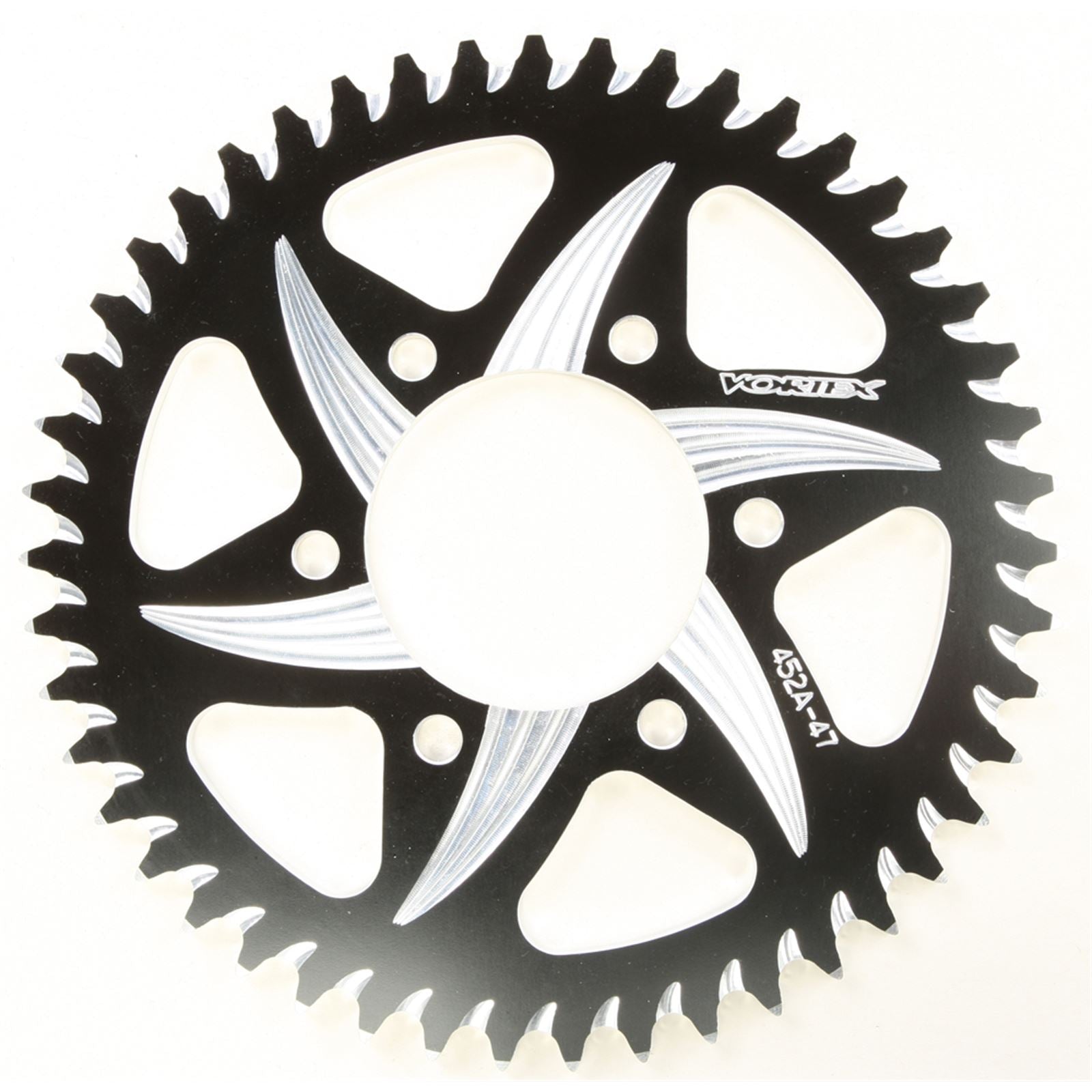 Vortex CAT5 Rear Aluminum Sprocket Black - 520 - 47-Tooth 452AZK-47_142366