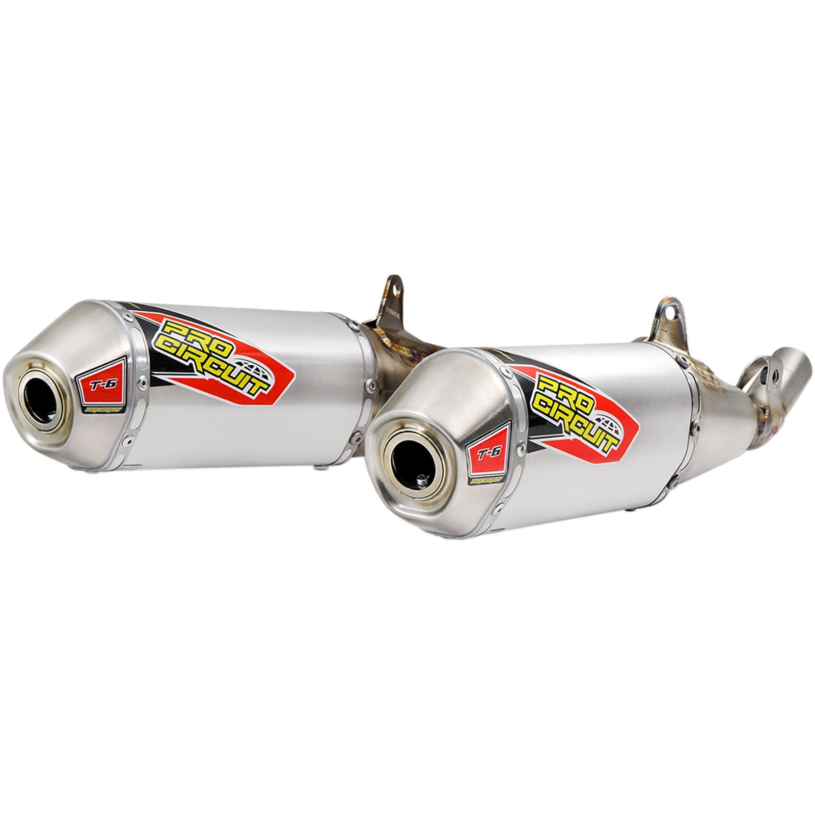 Pro Circuit T-6 Dual Slip-On Mufflers for Honda CRF450R '19 [MPN: 0111945A2]_457623
