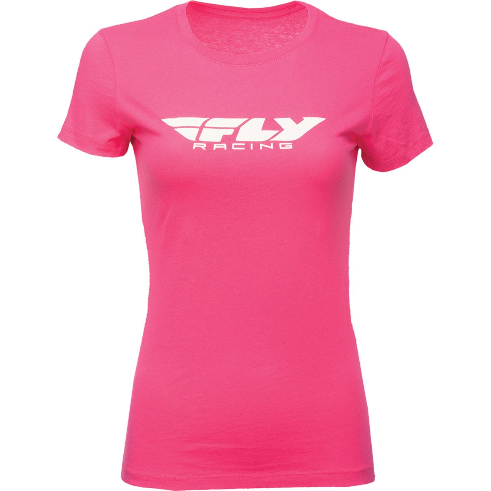 Fly Racing Fly Women's  Corporate Tee Raspberry Medium  356-0378M_142626