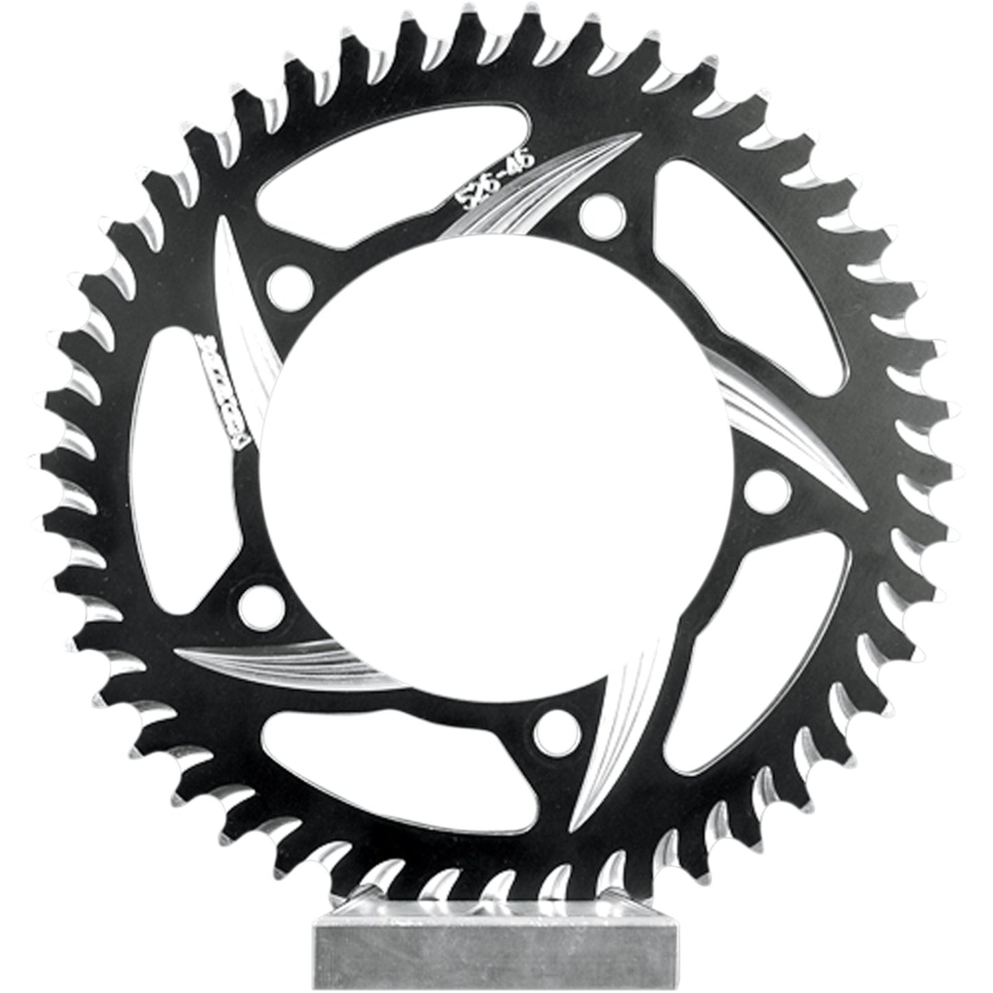 Vortex CAT5 Rear Aluminum Sprocket - 520 - 44-Tooth Black Hardcoat 435ZK-44_492401